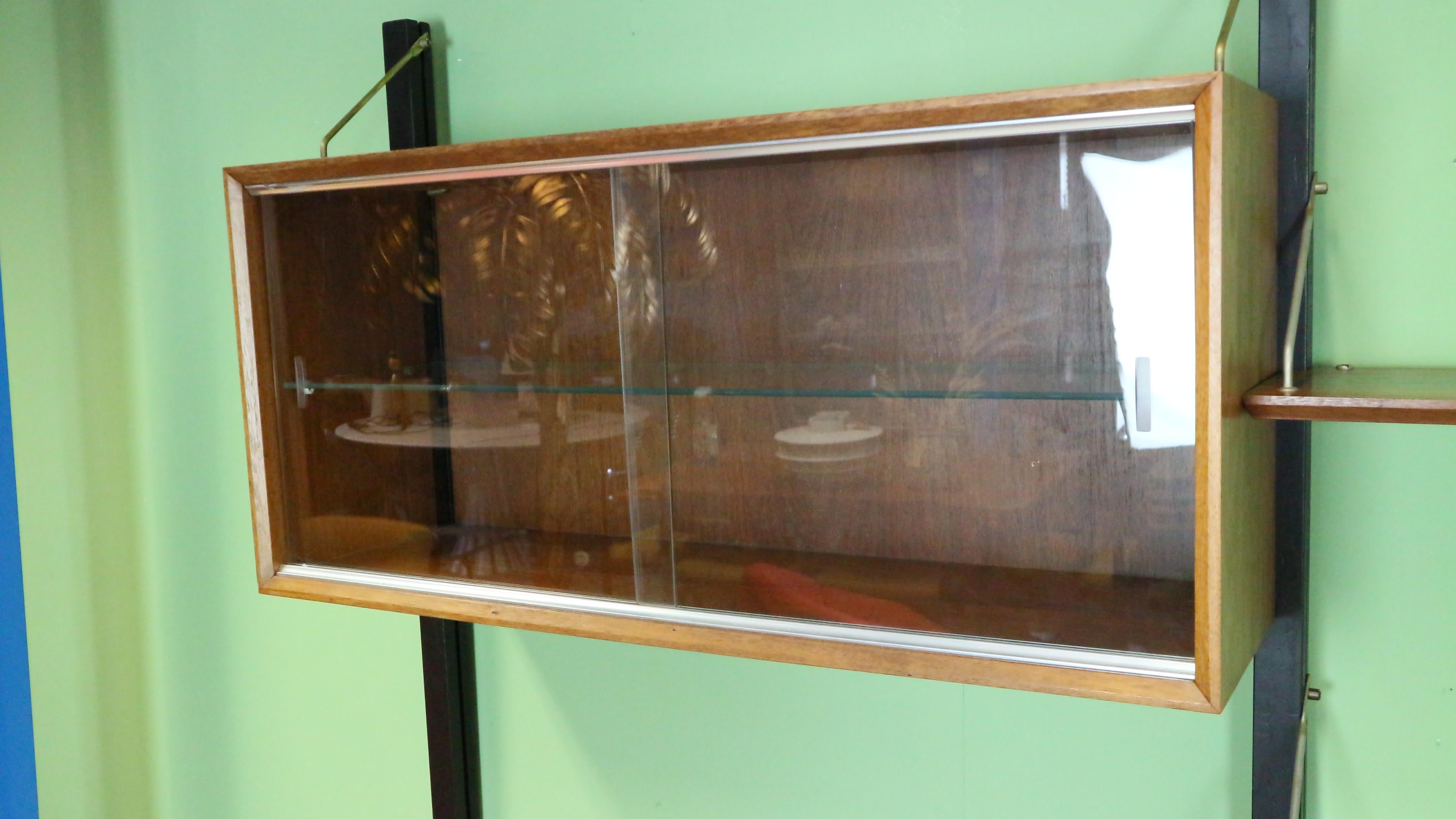 Teak Modular Mid-Century Modern Wall Unit by Louis van Teeffelen for WéBé, 1960s 2