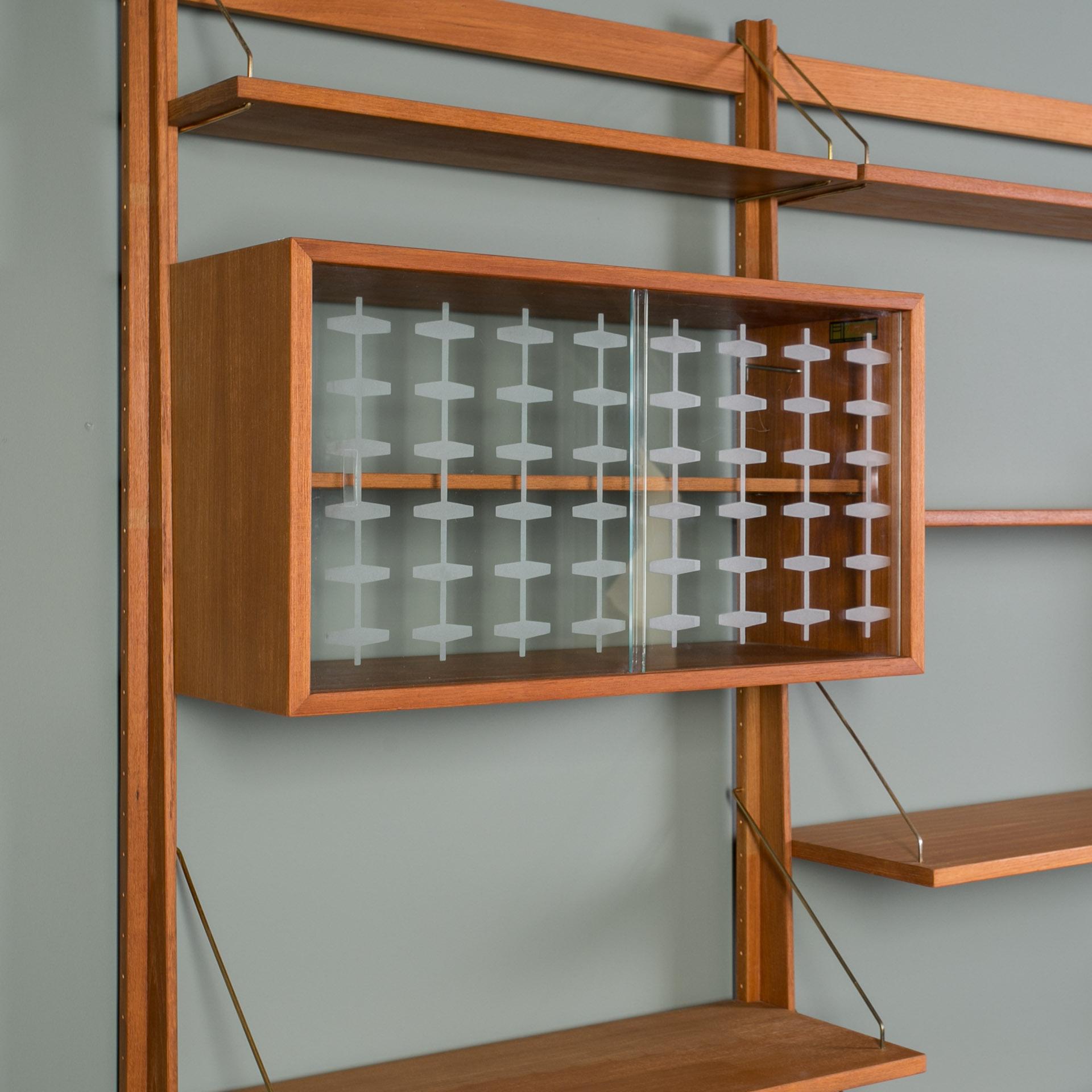 Teak Modular Wall Unit, BRUKSBO, Norway, 1960s 4
