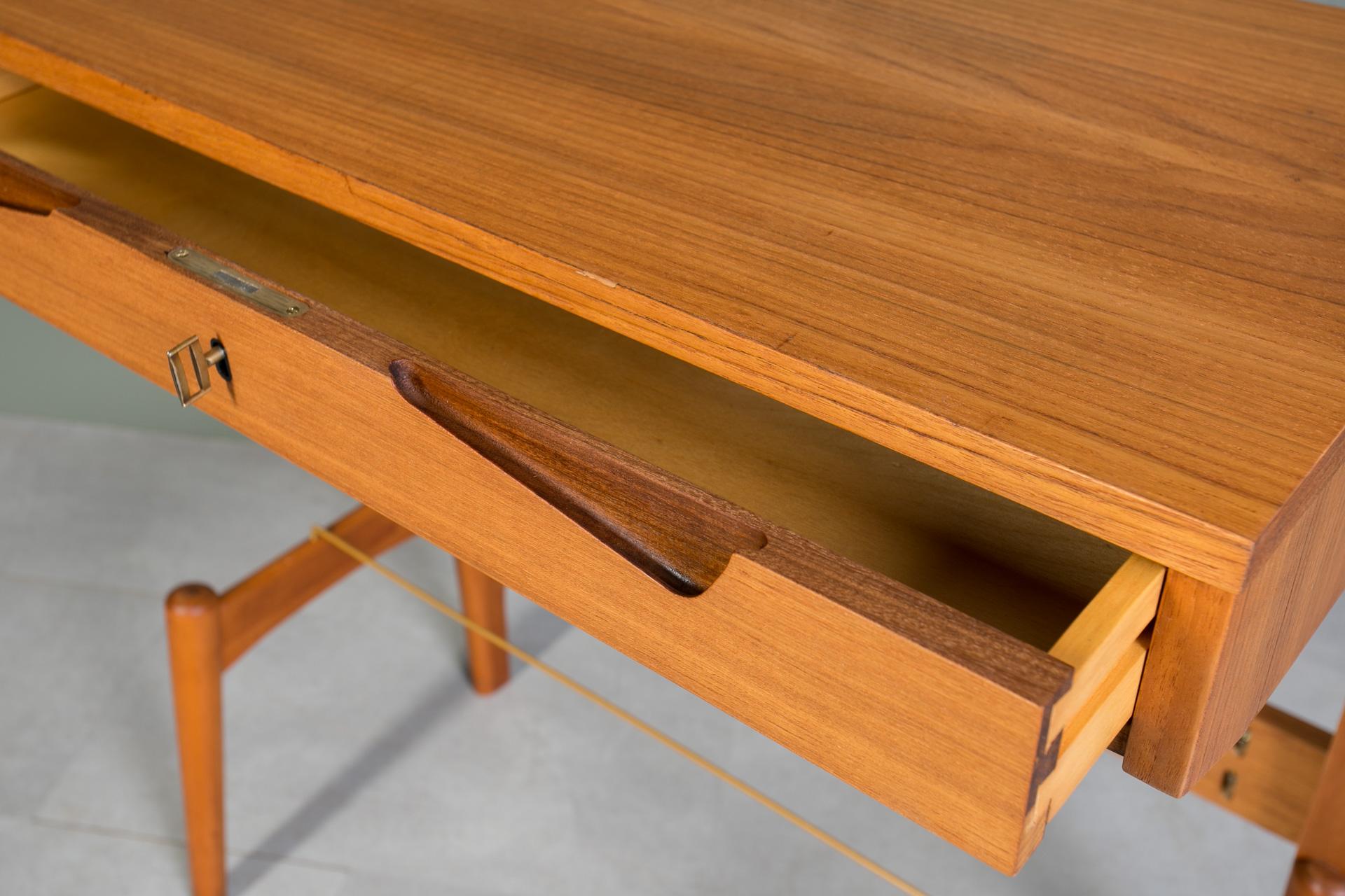 Teak Modular Wall Unit, Rival, Brodrene Jatogs Mobelfabrik, Norway, 1960s For Sale 7