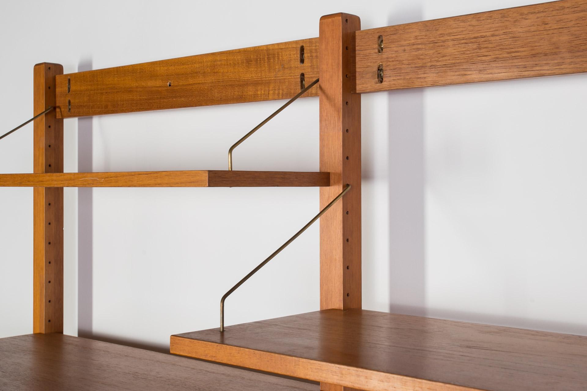 Teak Modular Wall Unit, Rival Brodrene Jatogs, Norway, 1960s 6