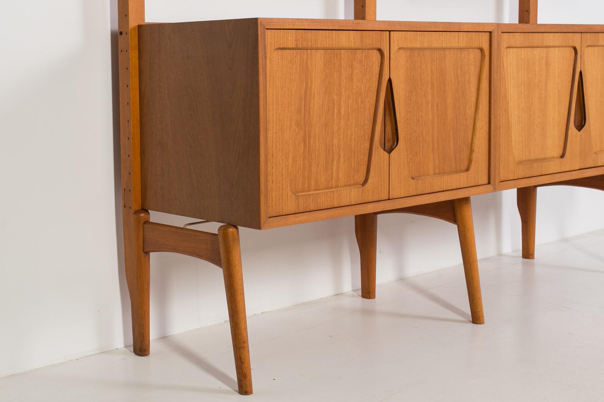 Teak Modular Wall Unit, Rival Brodrene Jatogs, Norway, 1960s 1