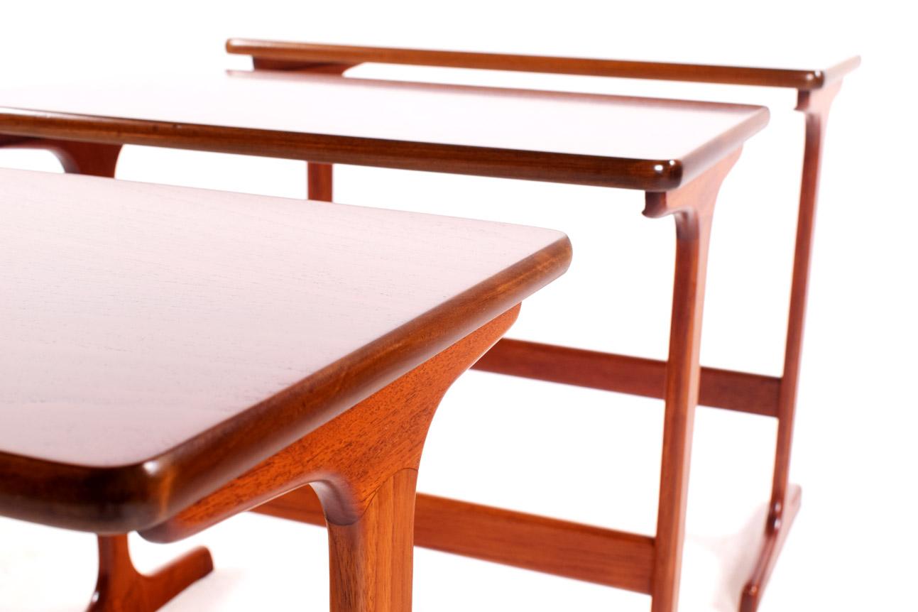 Teak Nesting Tables by Erling Torvits 2