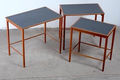 Teak Nesting Tables by Grete Jalk for Poul Jeppesens Møbelfabrik, 1950s