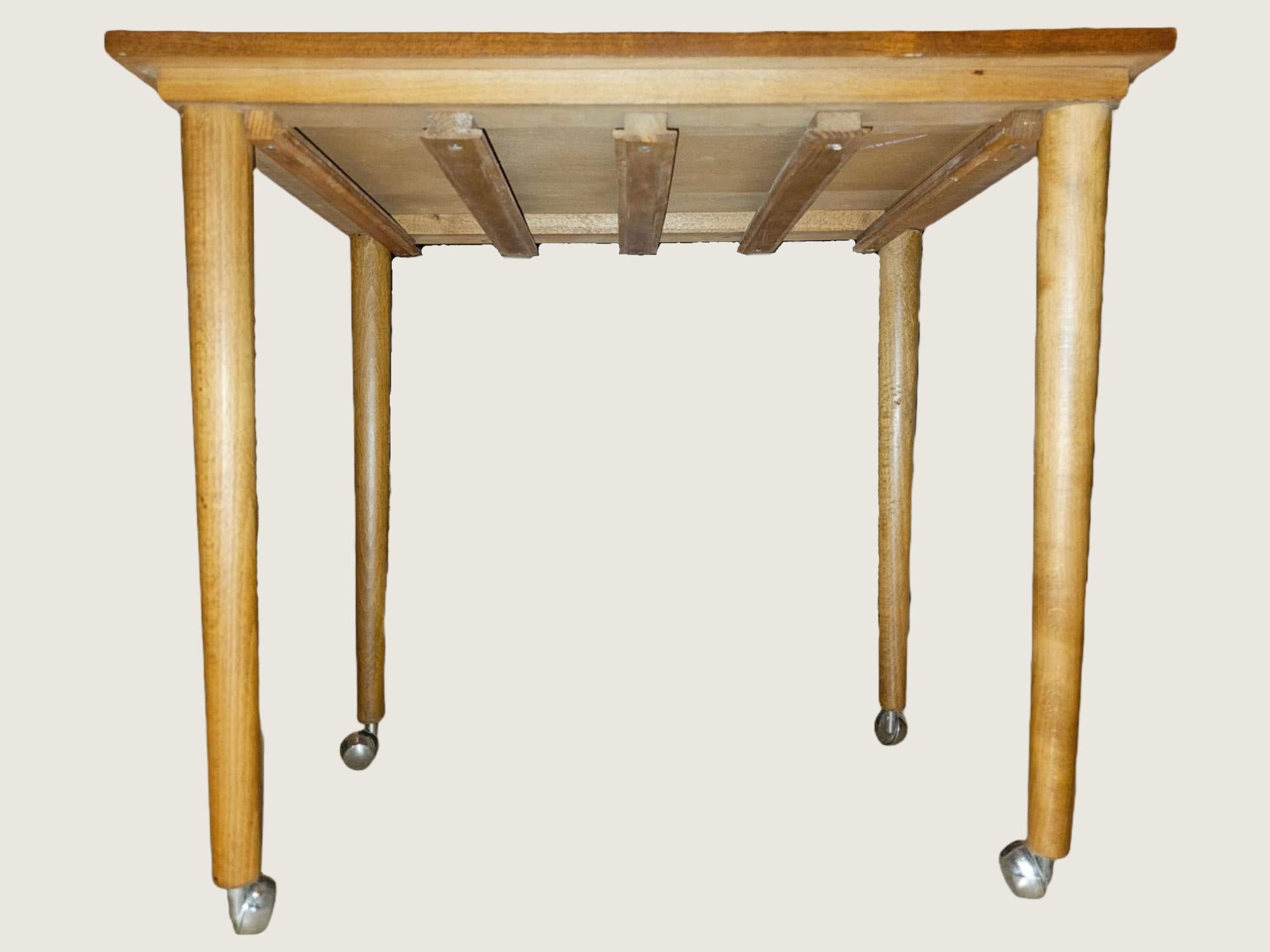 Scandinavian Modern Teak Nesting Tables by Poul Hundevad, 1960s, Set of 5 For Sale