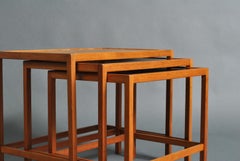 Teak Nesting Tables, Kurt Ostervig, Jason Mobler