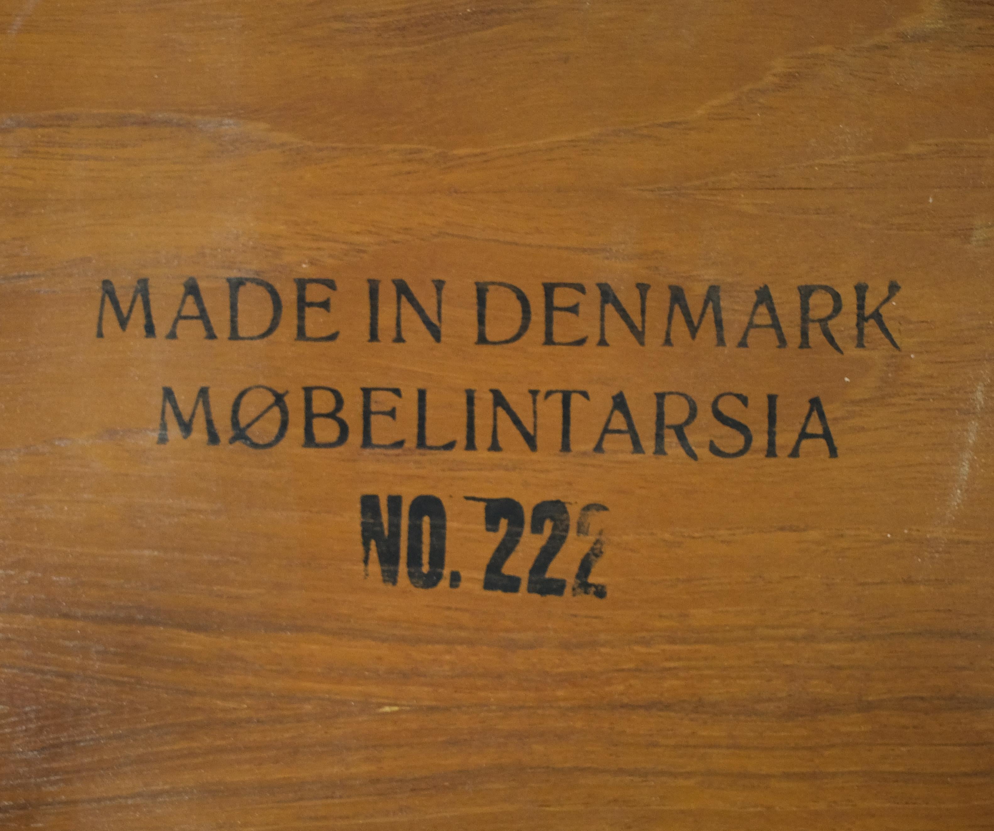 Teak Nesting Tables Mobelintarsia, 1960, Denmark 4