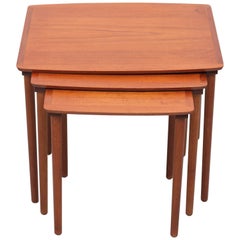 Teak Nesting Tables Mobelintarsia, 1960, Denmark