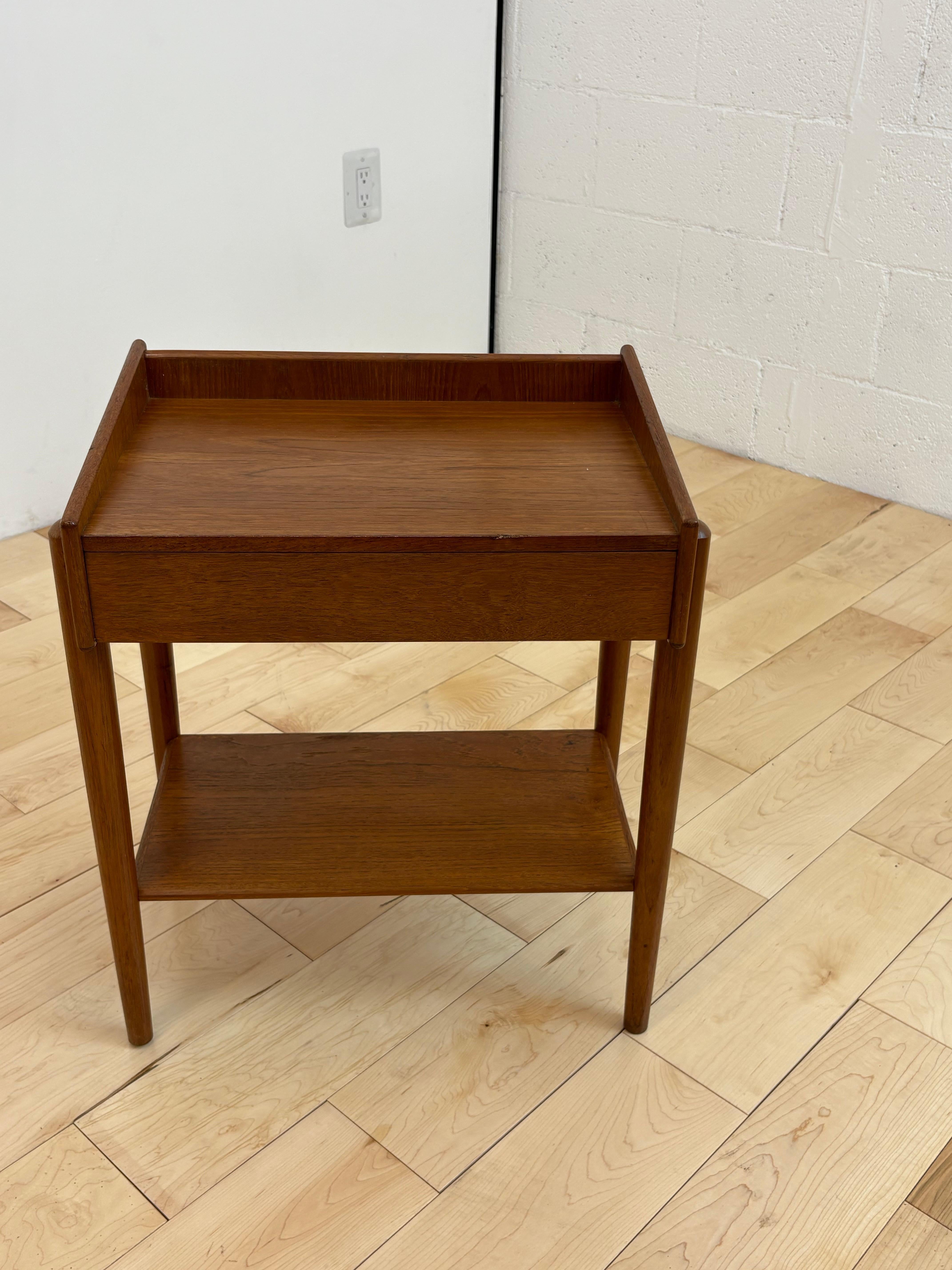 Danish Teak NIGHT STAND BY BORGE MOGENSEN FOR SOBORG MOBELFABRIK, 1950S For Sale