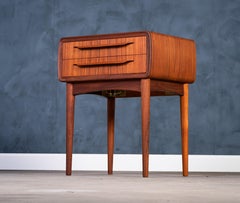 Teak Nightstand by Johannes Andersen for CFC Silkeborg, 1960s