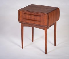 Teak Nightstand by Johannes Andersen for CFC Silkeborg, 1960s