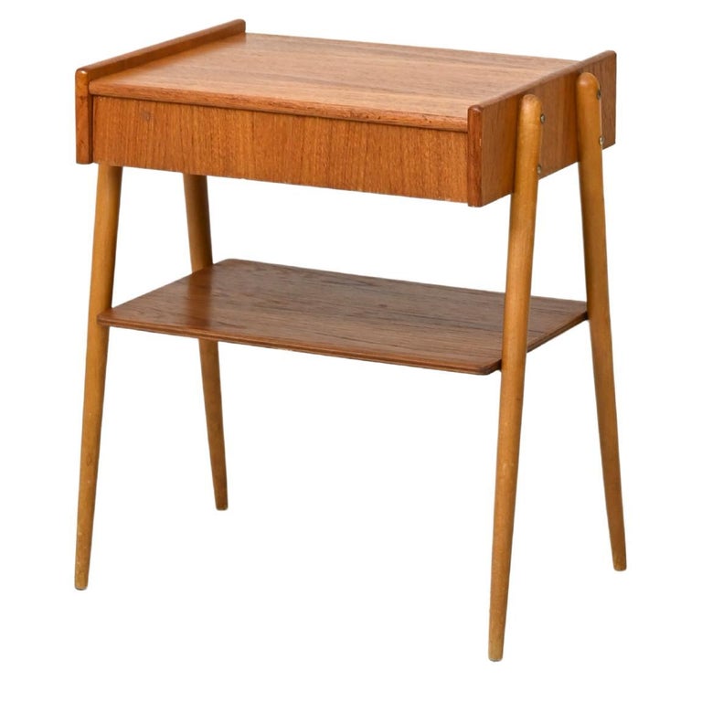 Teak Nightstand For Sale at 1stDibs