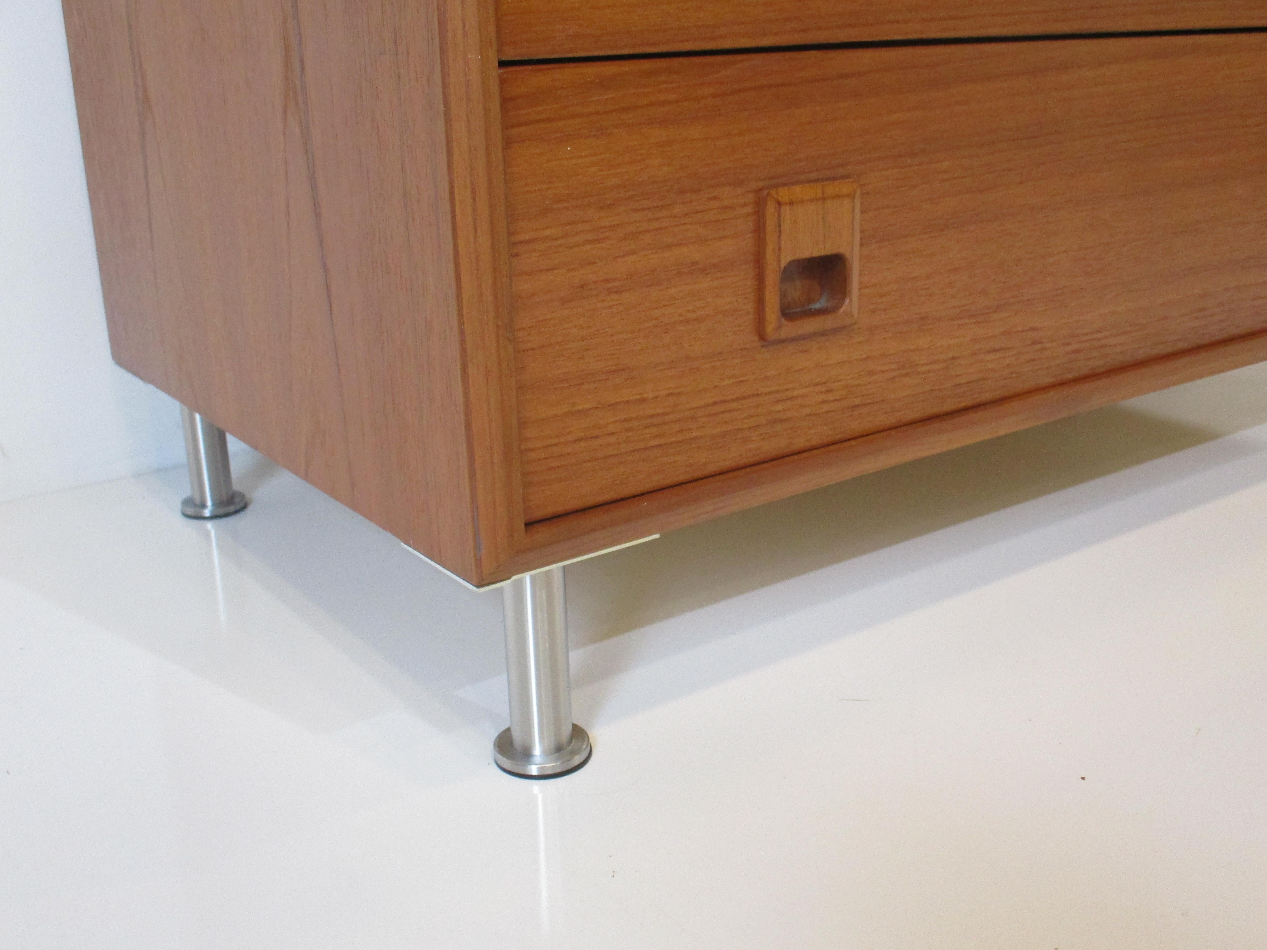 Teak Nightstand or Small Chest in the style of Vodder  1