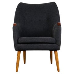 Vintage Teak & Oak Danish Modern Lounge Chair