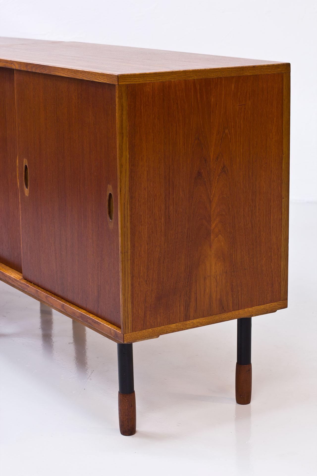 Teak & Oak Sideboards by Westbergs Möblers, Sweden In Good Condition In Stockholm, SE