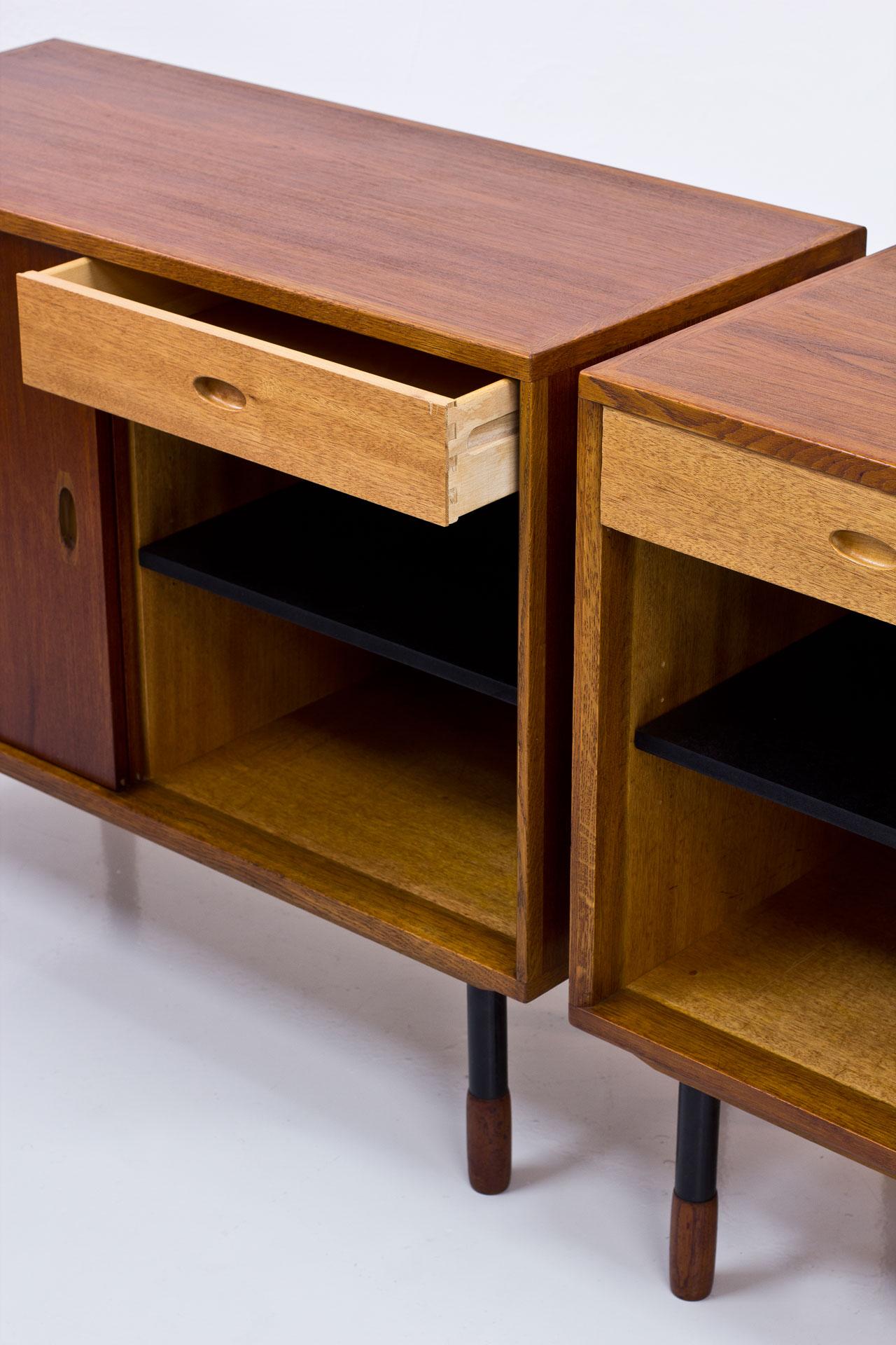 Teak & Oak Sideboards by Westbergs Möblers, Sweden 2