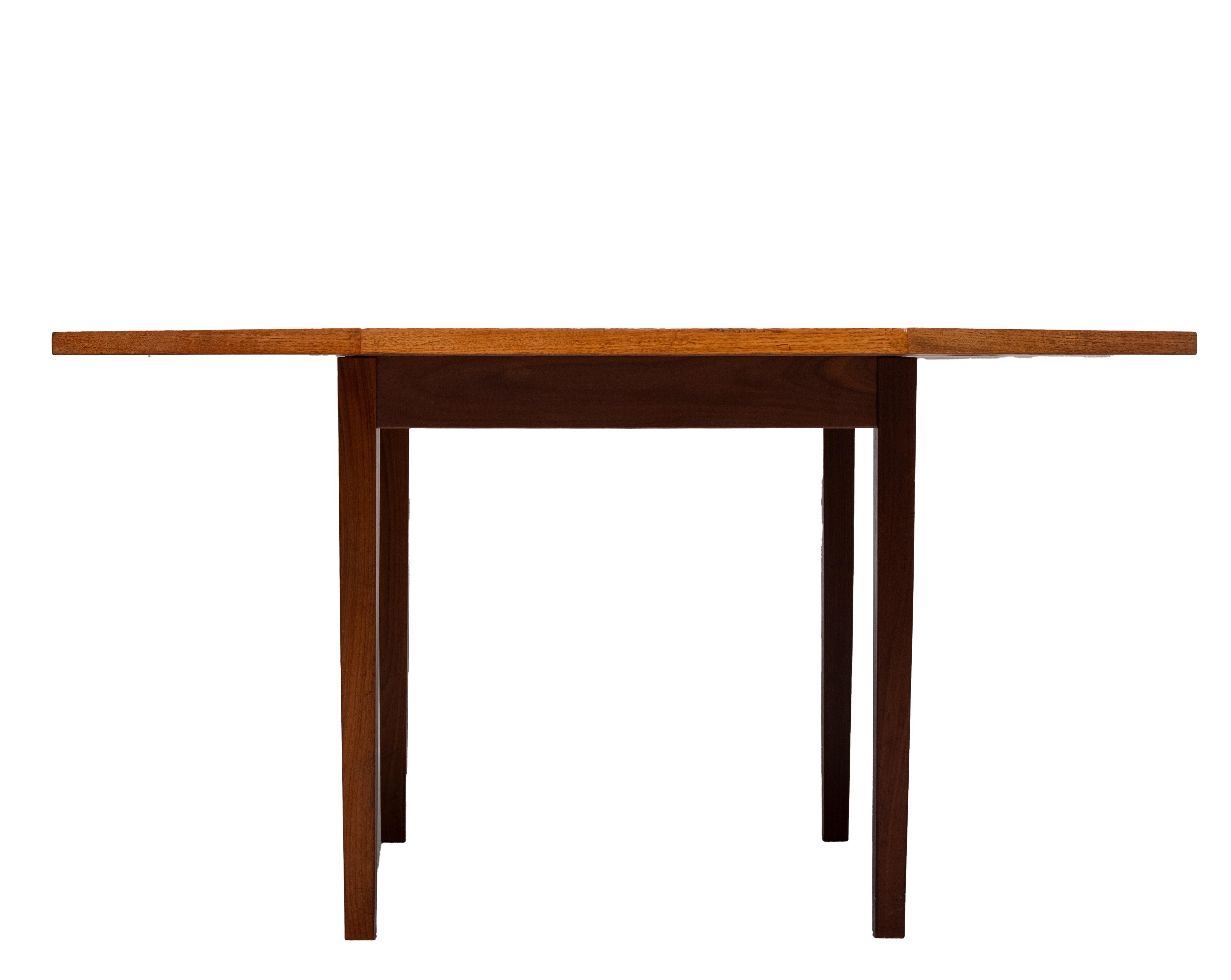 Mid-20th Century Teak octangle shaped dining table 1960s For Sale