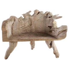 Teak Organic Form Garden Bench