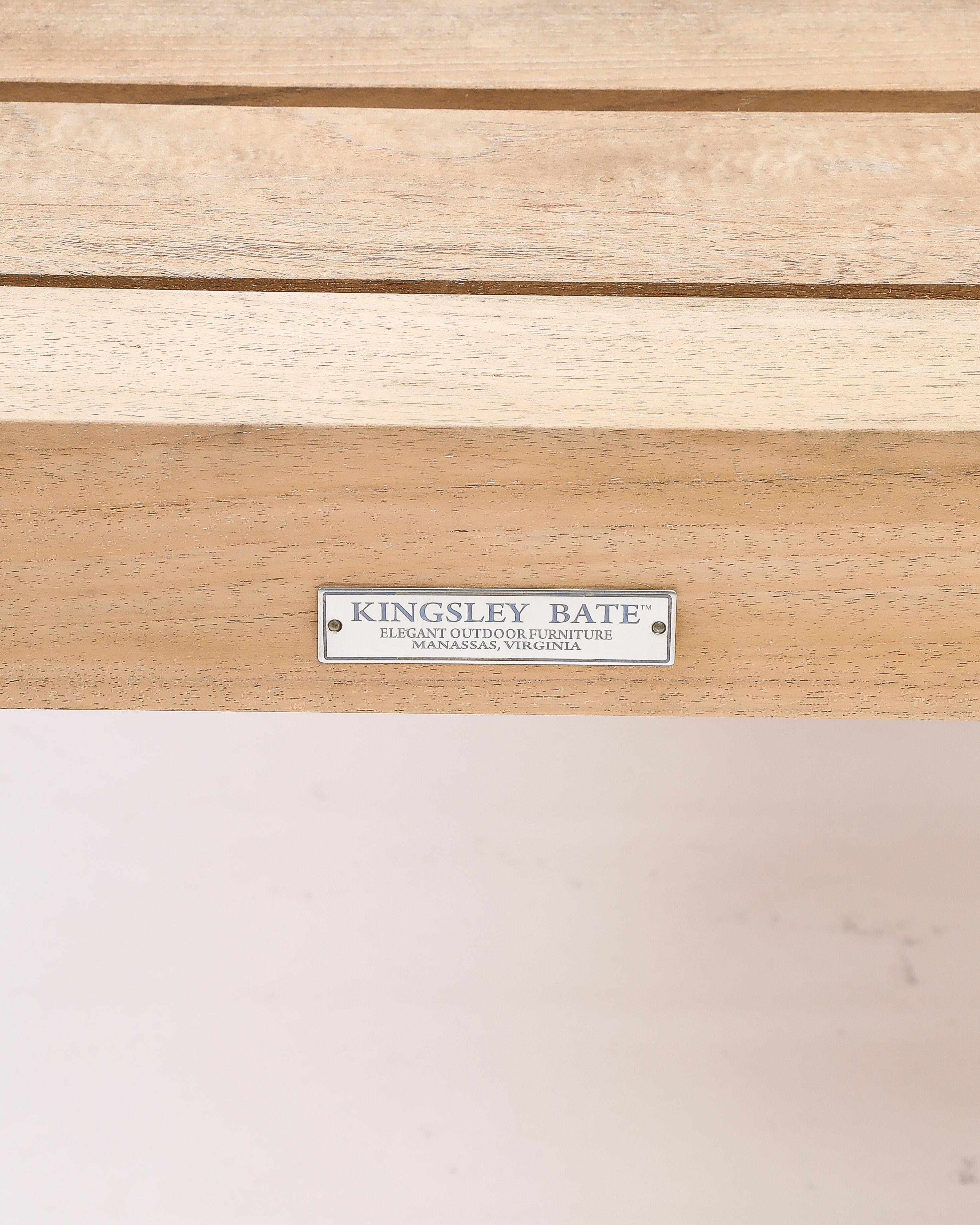 Outdoor-Tische aus Teakholz von Kingsley Bate, Virginia, Vereinigte Staaten im Angebot 14