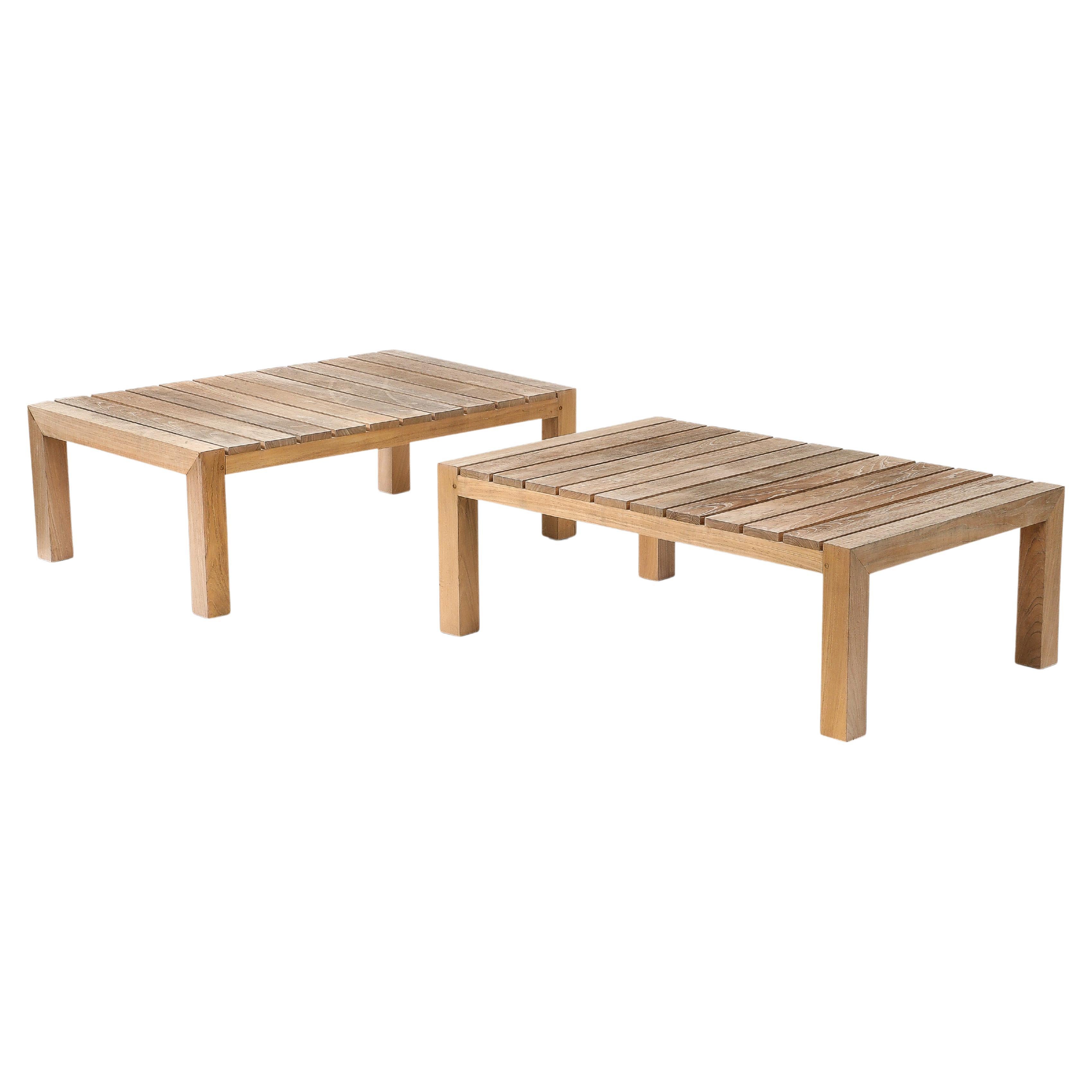 Outdoor-Tische aus Teakholz von Kingsley Bate, Virginia, Vereinigte Staaten im Angebot