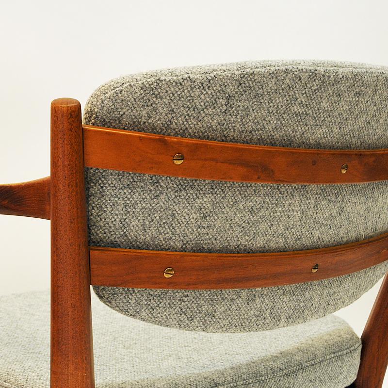 Vintage Teak Pair of the Kamin Chair by Kayser & Relling, Norway, 1950s For Sale 3