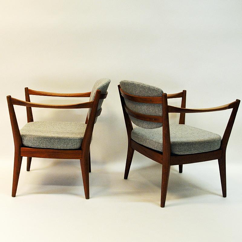 Scandinavian Modern Vintage Teak Pair of the Kamin Chair by Kayser & Relling, Norway, 1950s For Sale