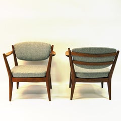 Vintage Teak Pair of the Kamin Chair by Kayser & Relling, Norway, 1950s