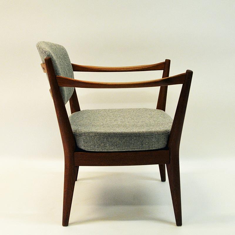 Wool Vintage Teak Pair of the Kamin Chair by Kayser & Relling, Norway, 1950s For Sale