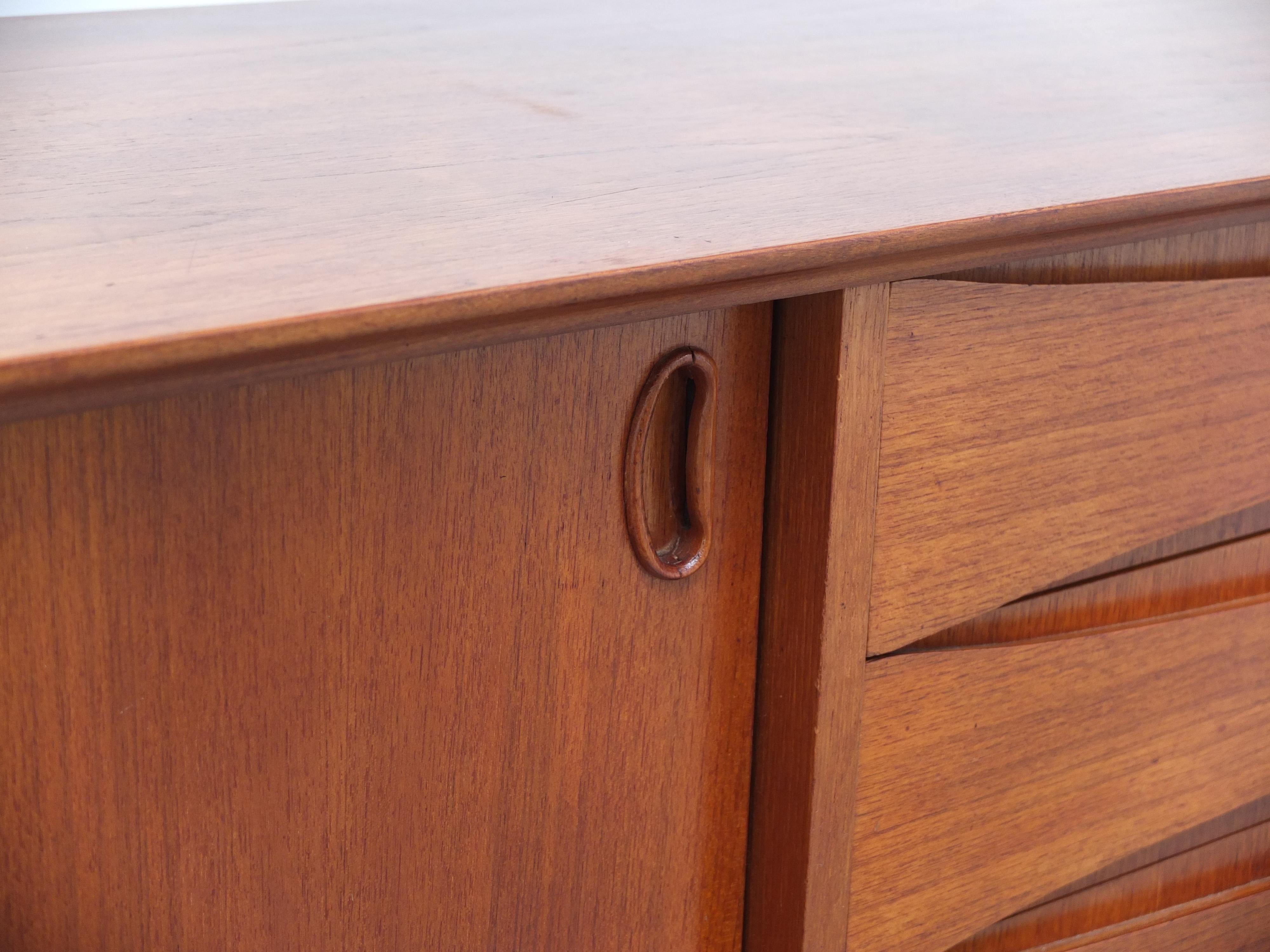 Teak 'Paola' Sideboard by Oswald Vermaercke for V-Form, 1959 4