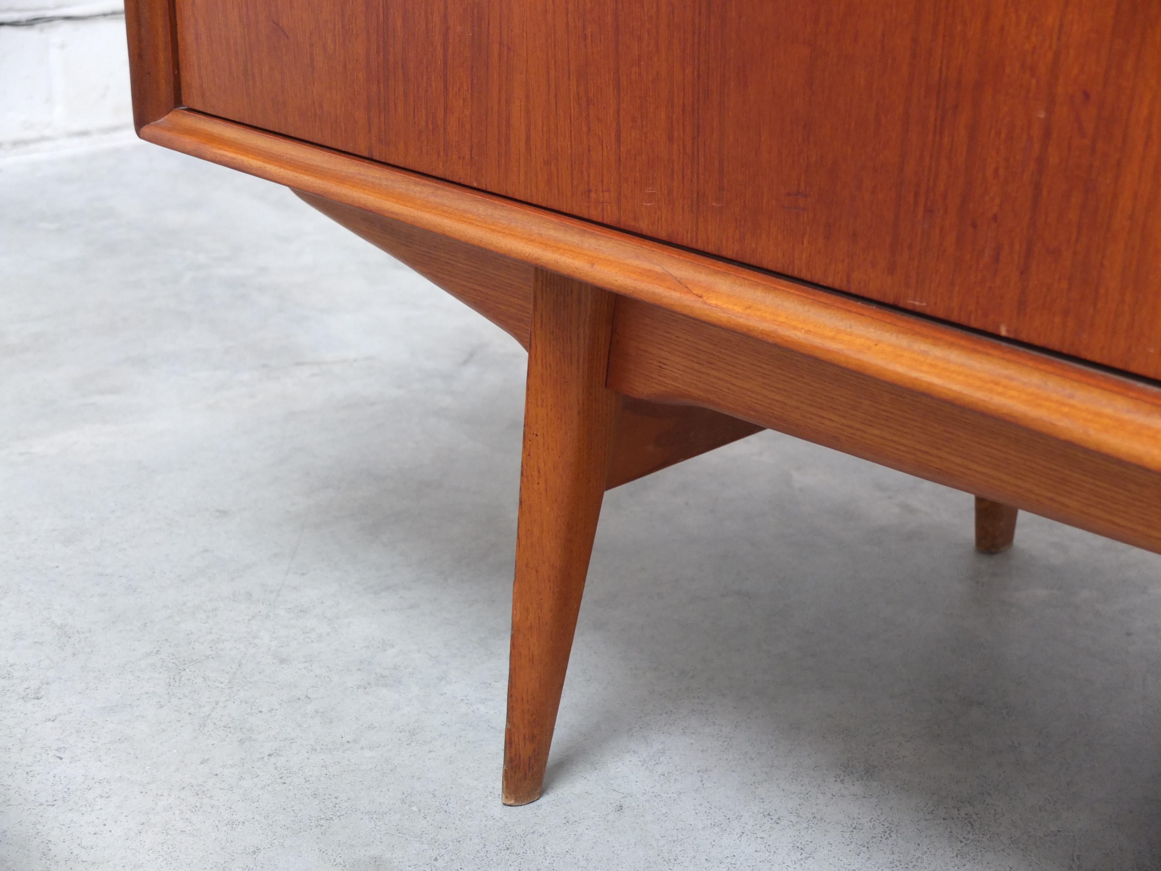 Teak 'Paola' Sideboard by Oswald Vermaercke for V-Form, 1959 6