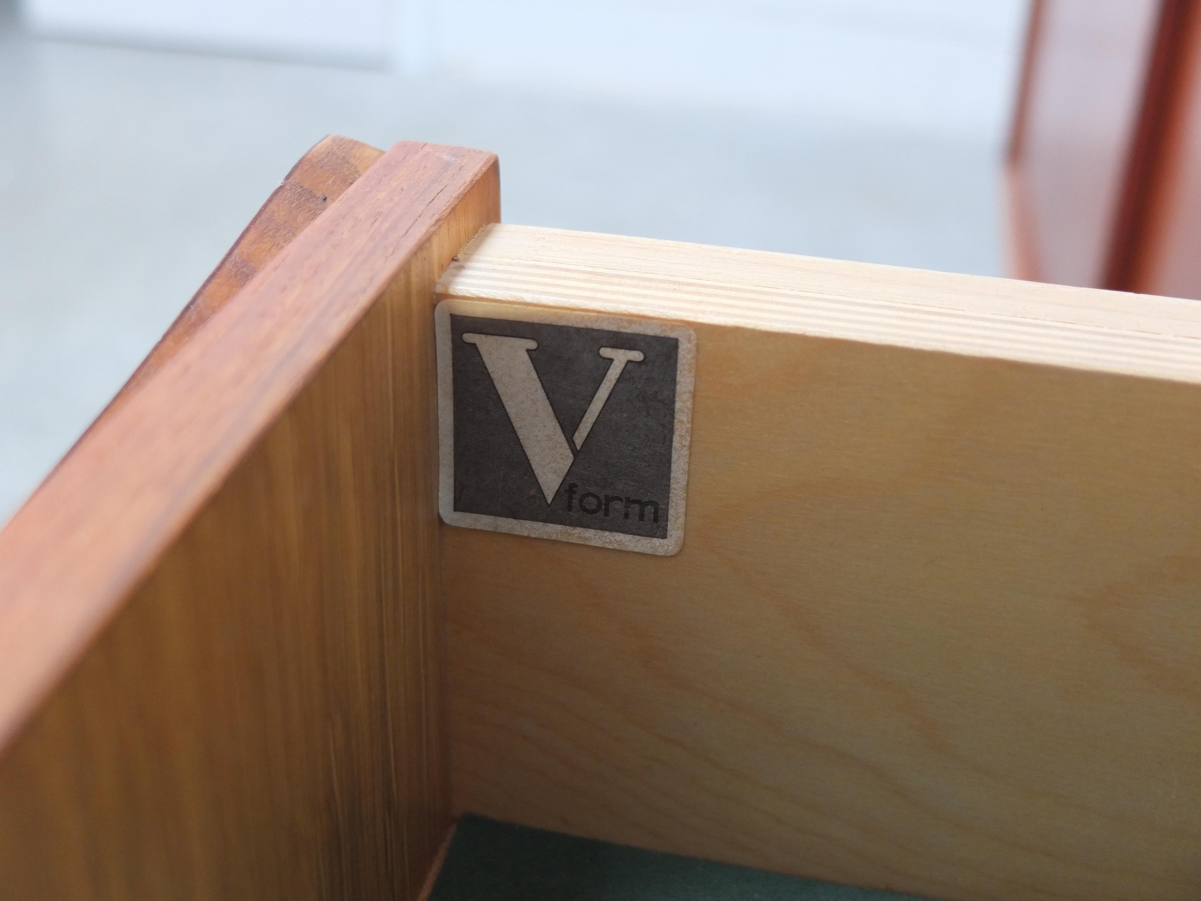 Teak 'Paola' Sideboard by Oswald Vermaercke for V-Form, 1959 10