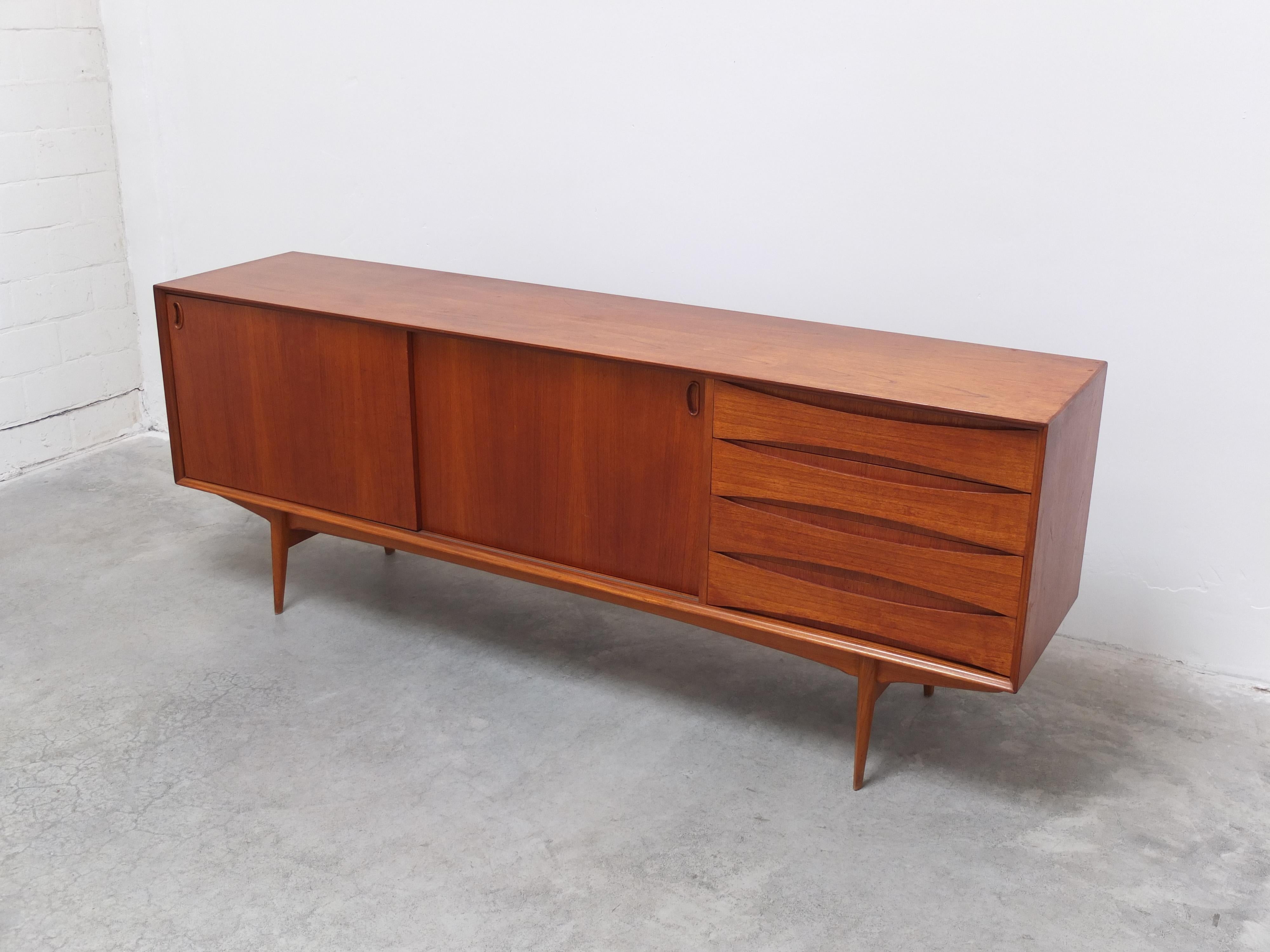 Belgian Teak 'Paola' Sideboard by Oswald Vermaercke for V-Form, 1959