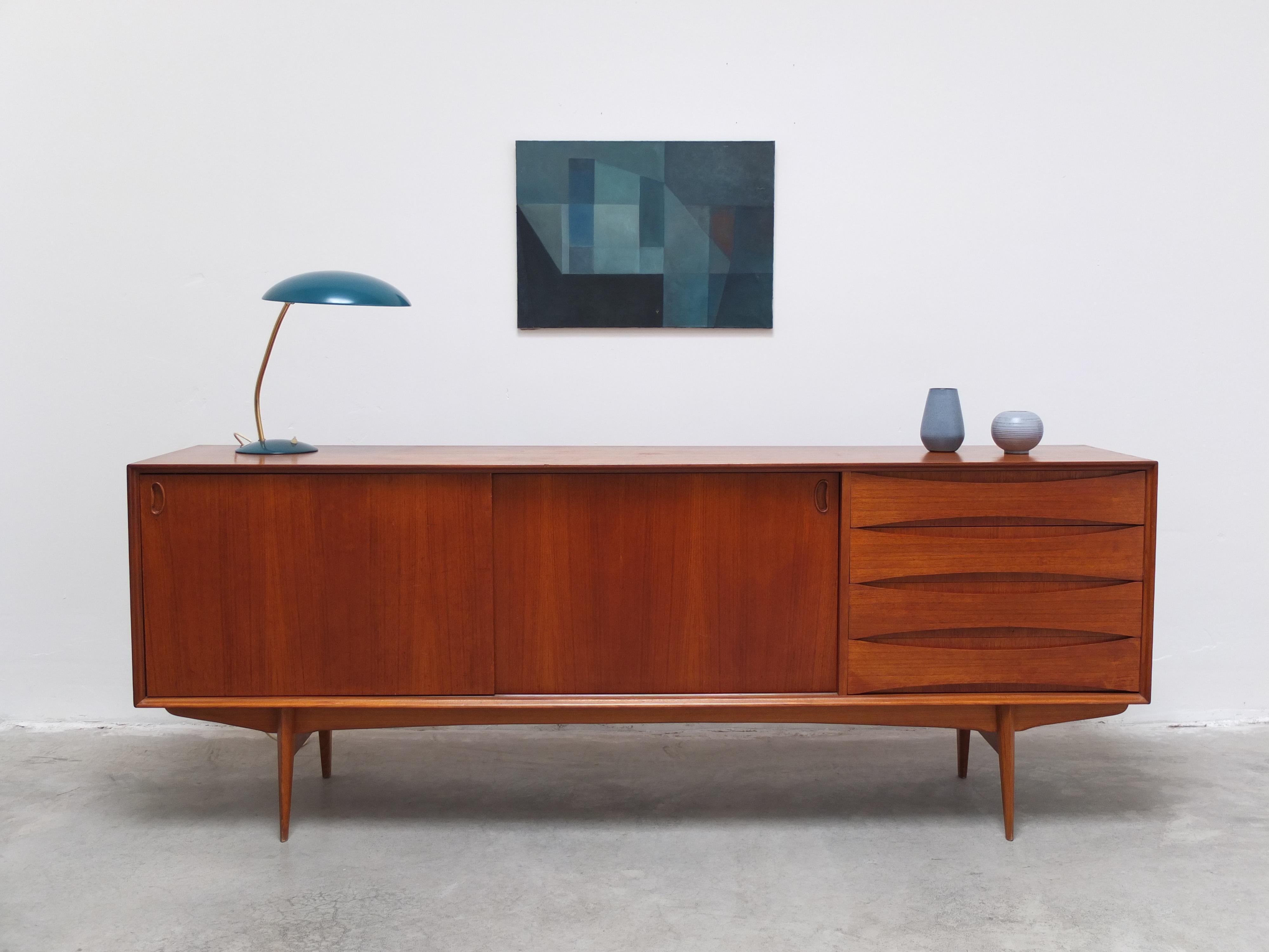 Teak 'Paola' Sideboard by Oswald Vermaercke for V-Form, 1959 3