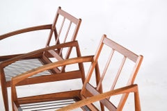 Teak Paper Knife Armchair, Model 121 by Kai Kristiansen for Magnus Olesen