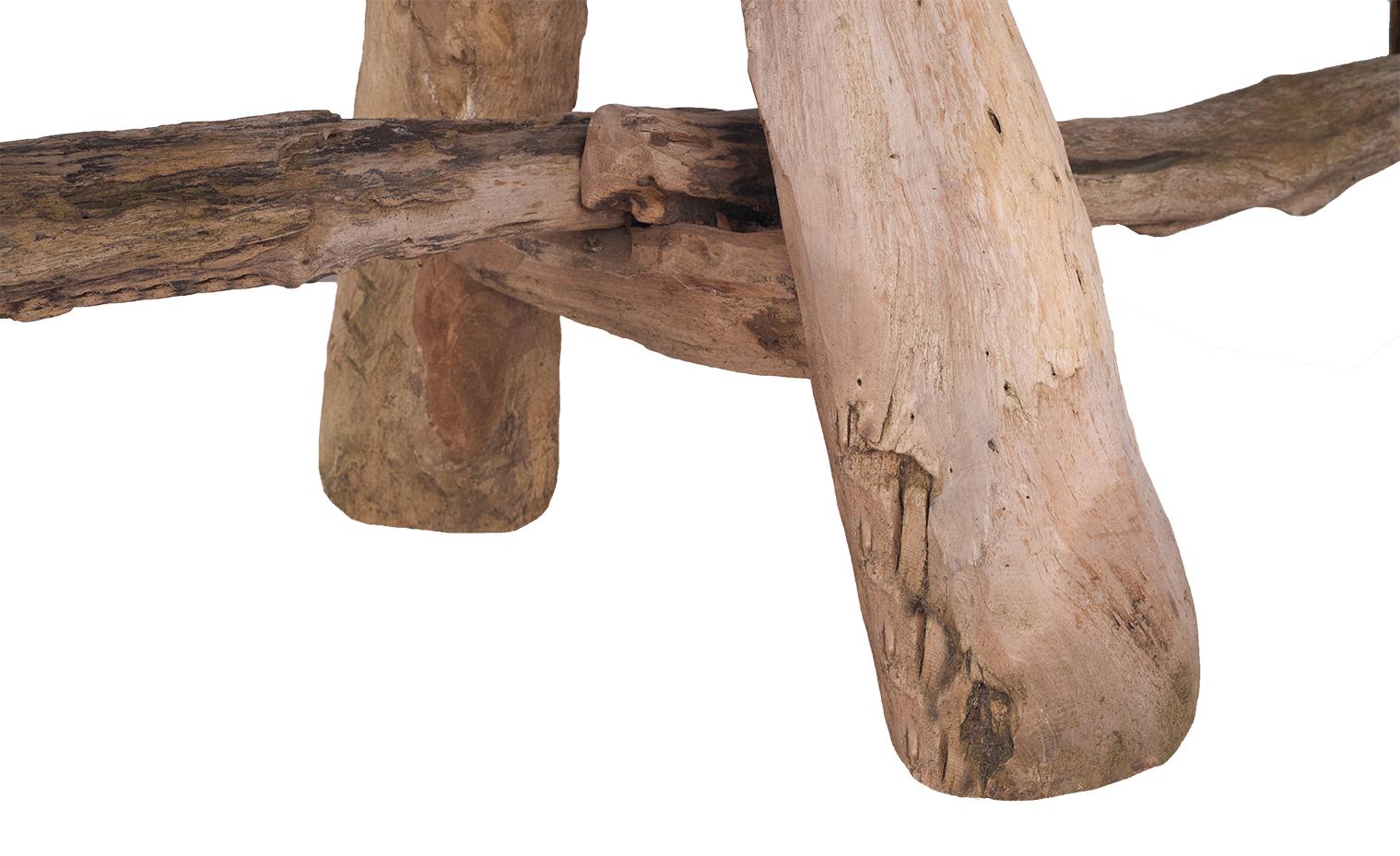 Teak Patchwork Console Table 2