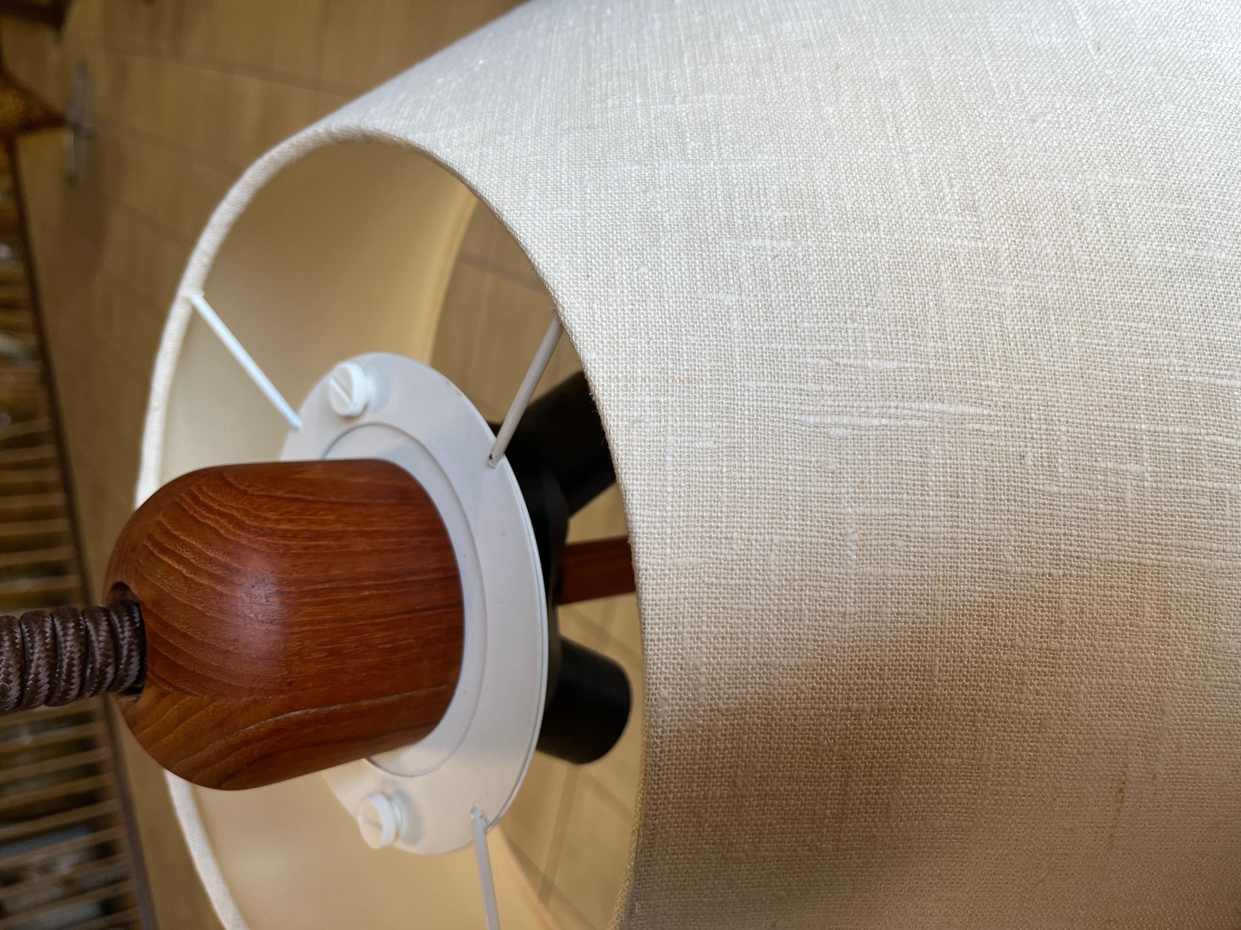 Teak Pendant lamp by Domus For Sale 3