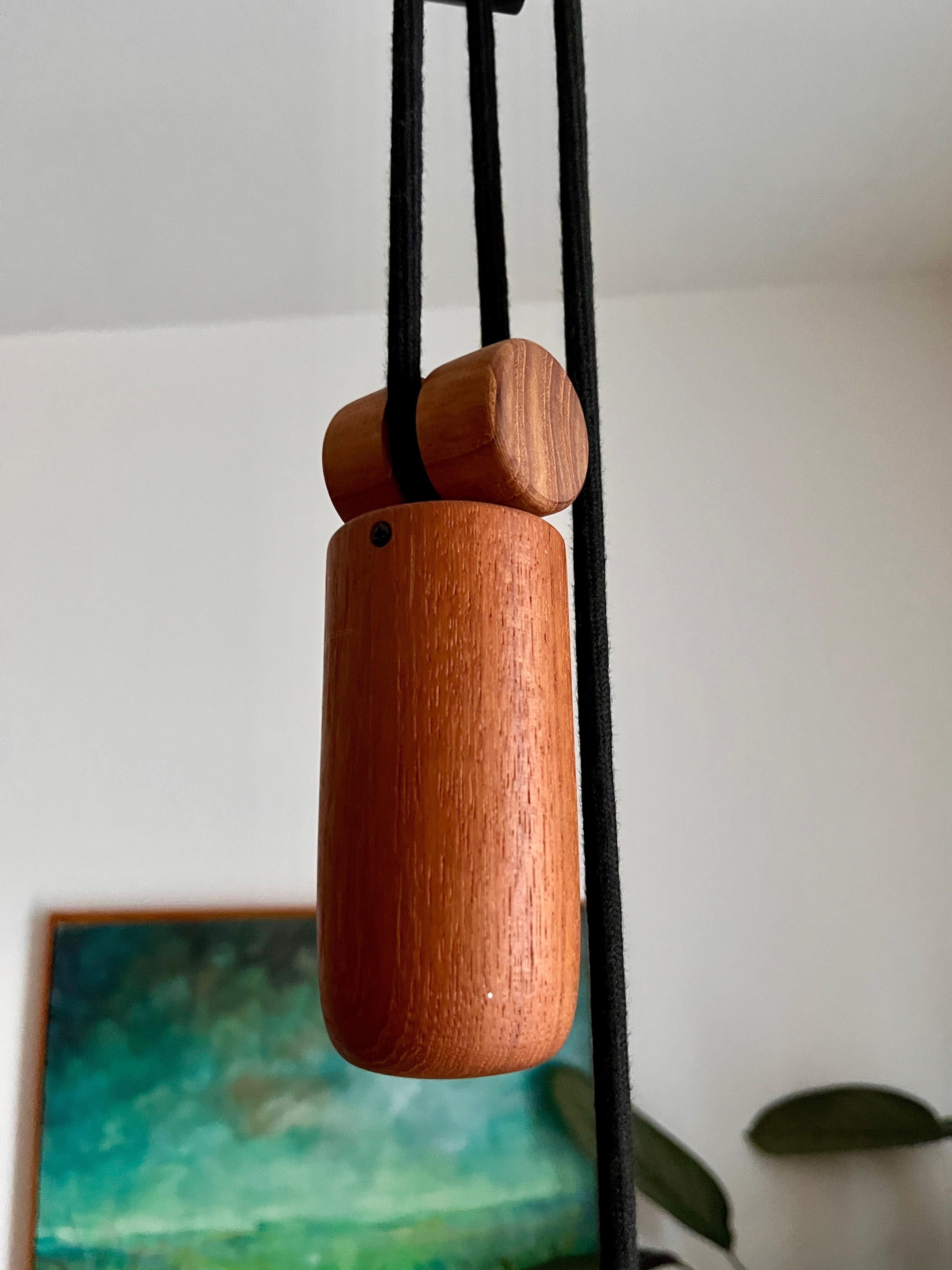 Lámpara colgante de teca by Domus en venta 5