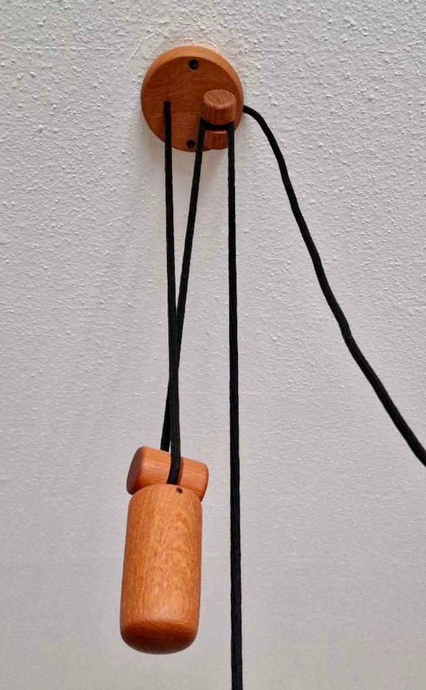 Lámpara colgante de teca by Domus en venta 7