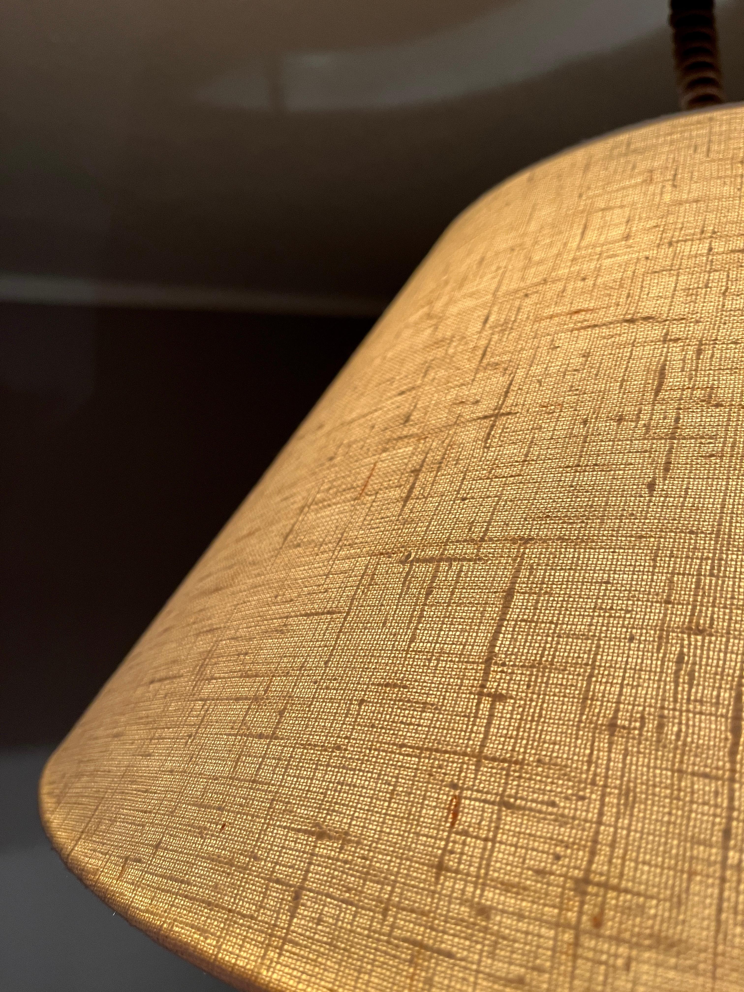 Swiss Teak Pendant lamp by Domus For Sale