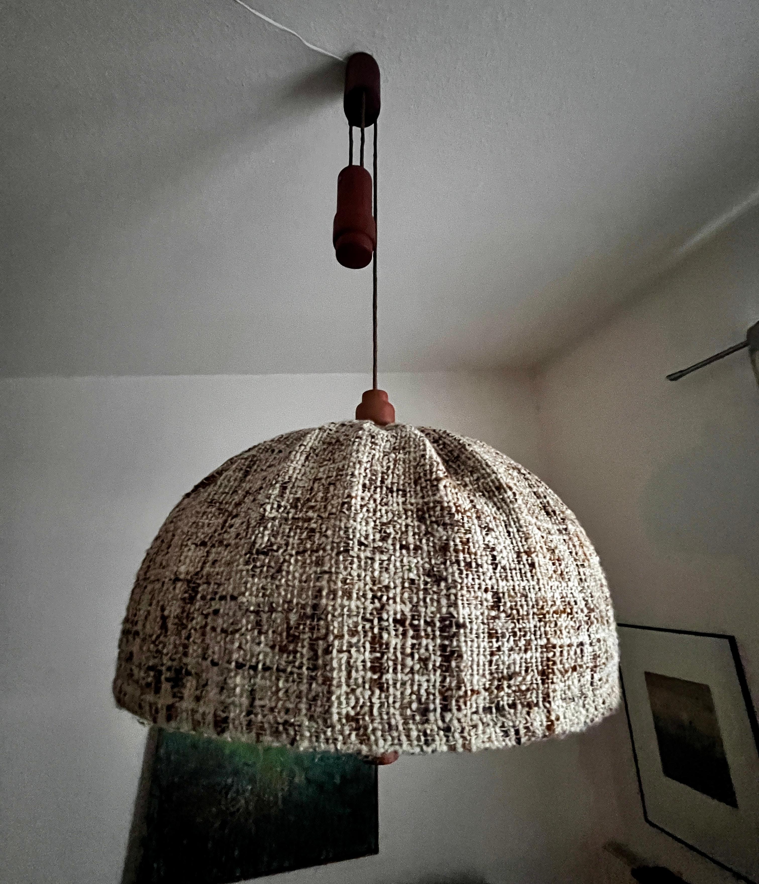 Lámpara colgante de teca by Domus Lino en venta