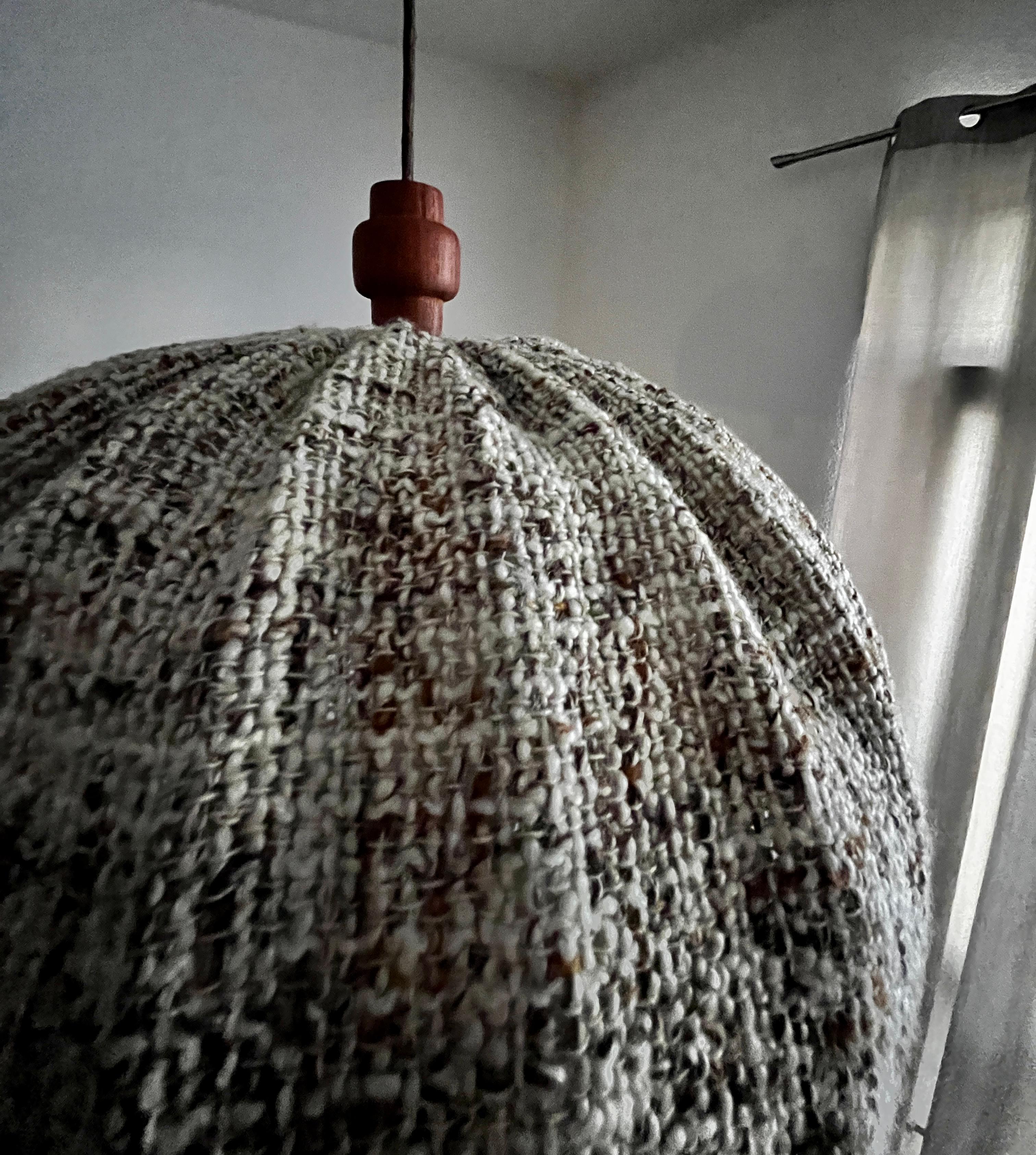 Lámpara colgante de teca by Domus en venta 1