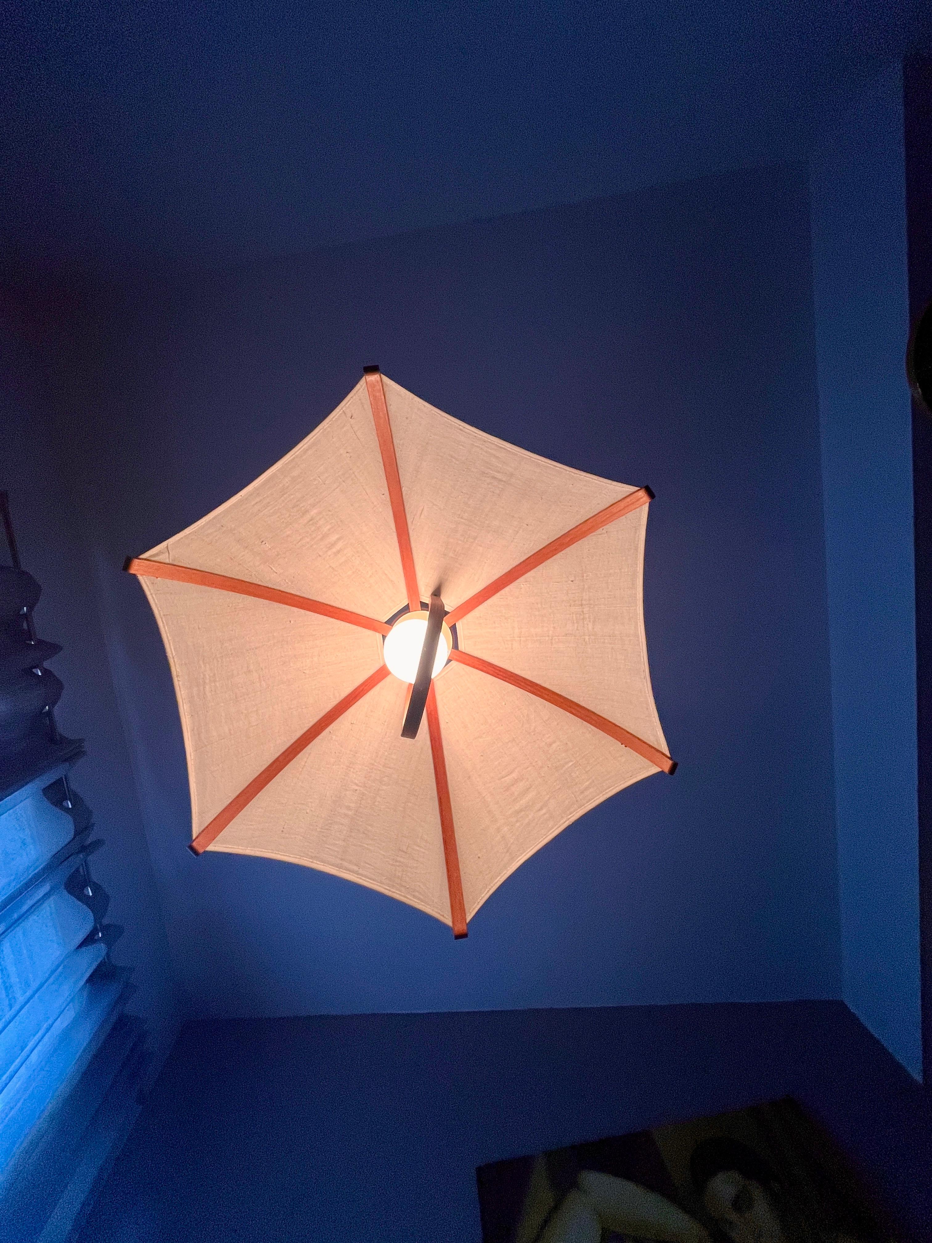 Lámpara colgante de teca by Domus en venta 2