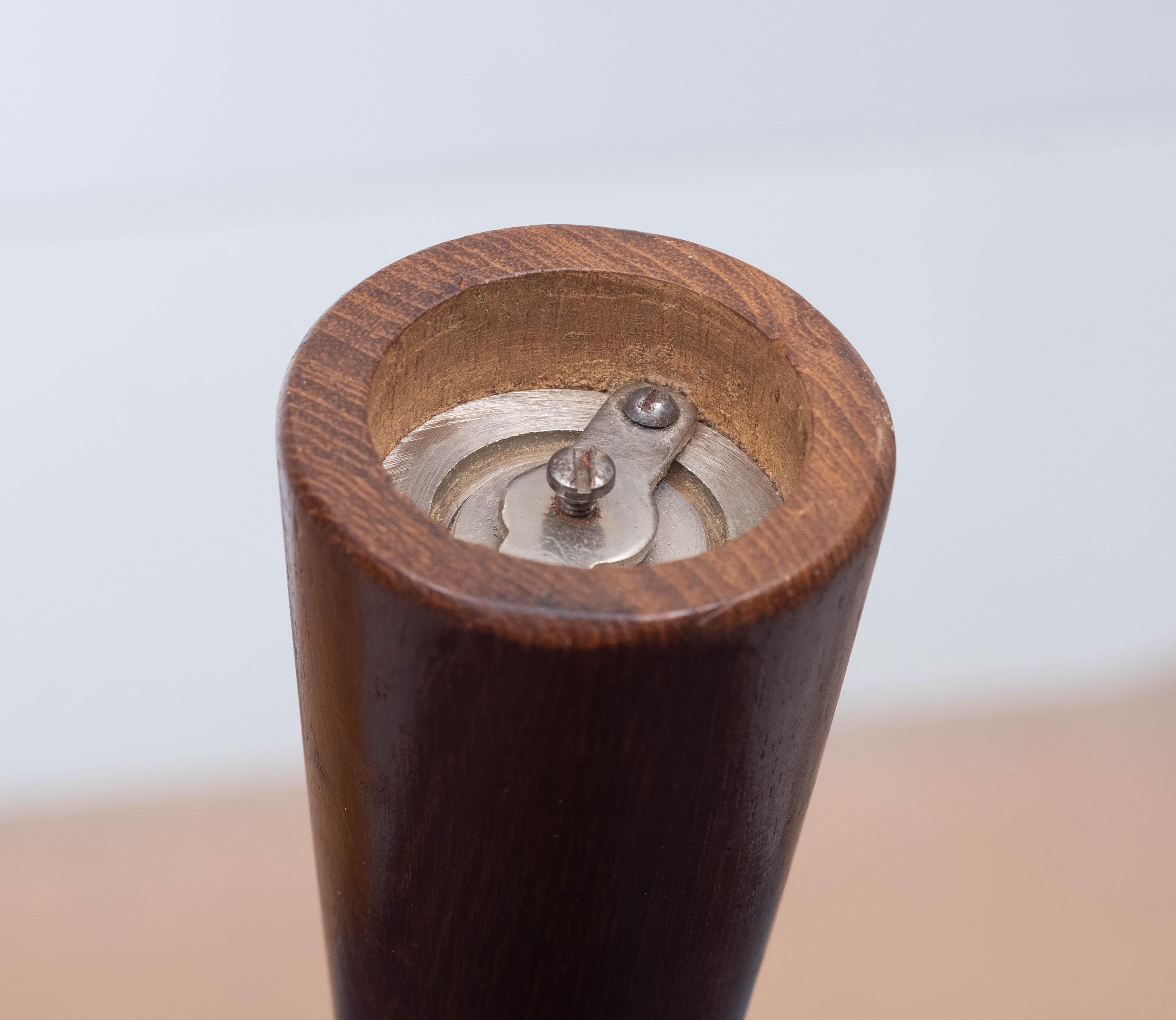 Metà XX secolo Pepe e sale in teak Scandinavo 1960 in vendita