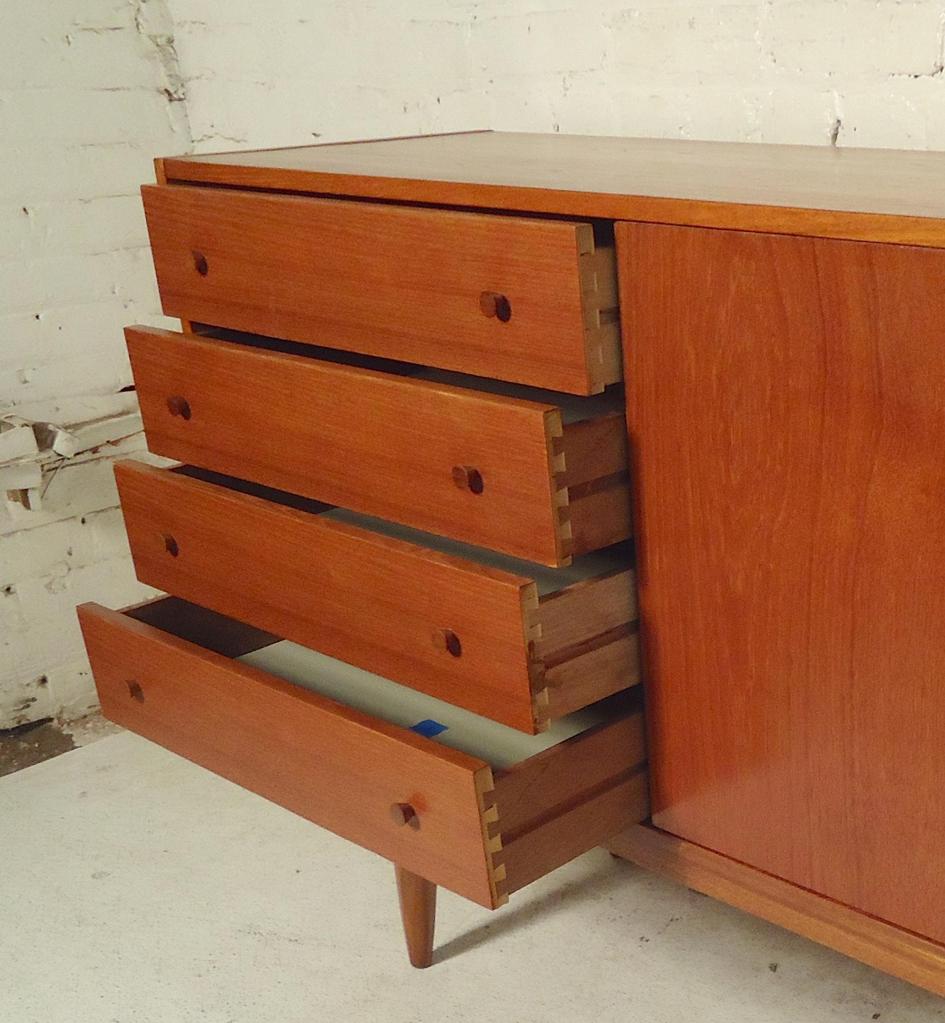 Wood Teak Petite Cabinet