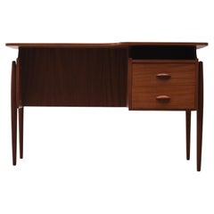 Teak Piano Shaped Desk 1960s Dutch