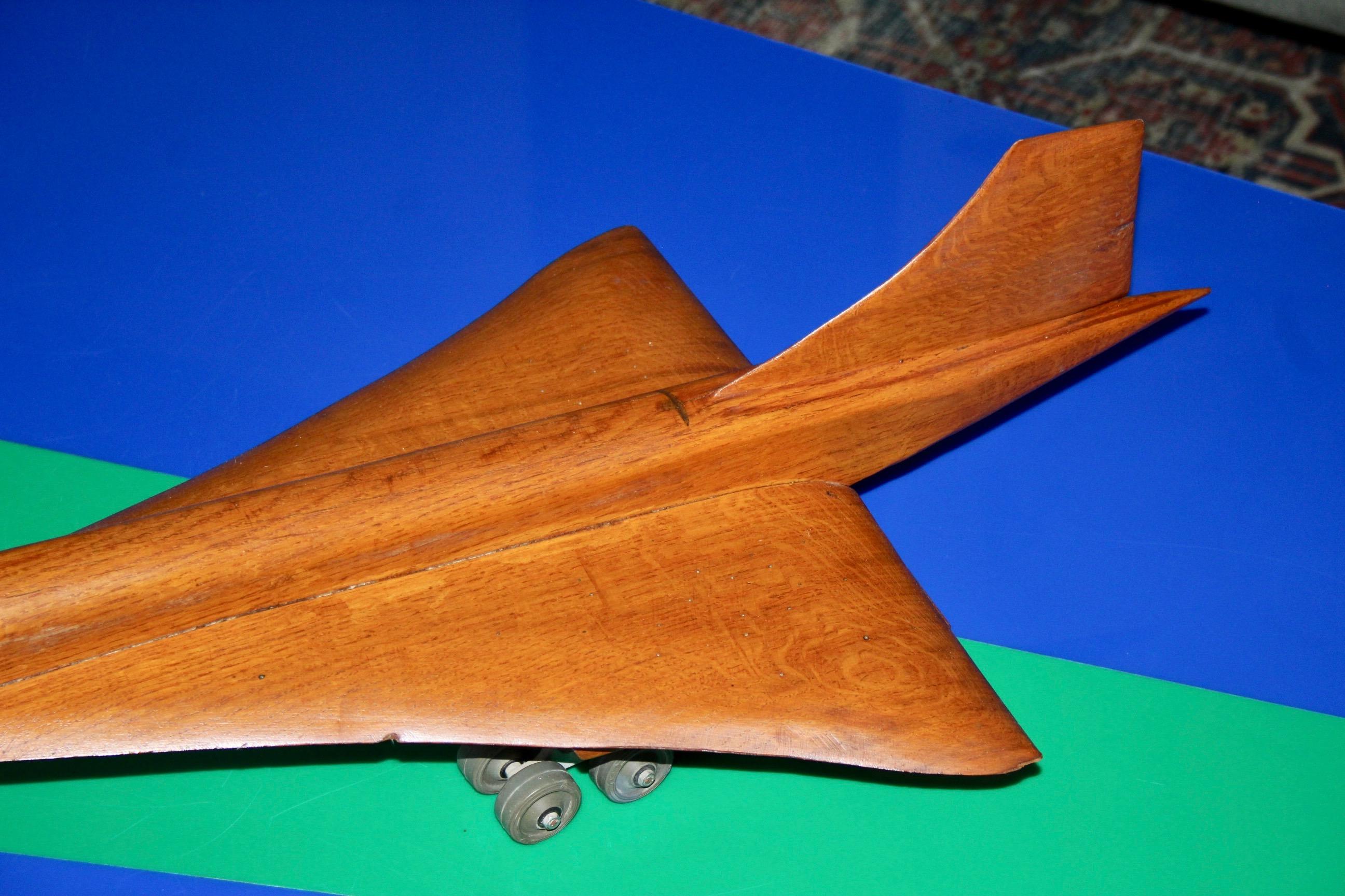 teak plane representing the Concorde For Sale 7