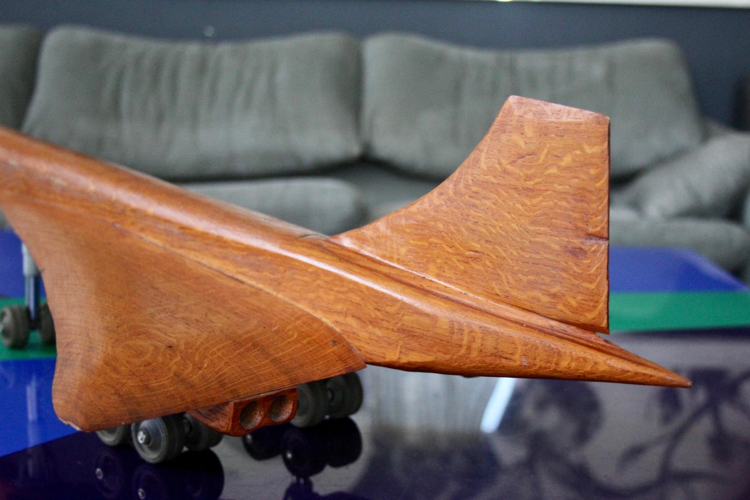 teak plane representing the Concorde For Sale 1