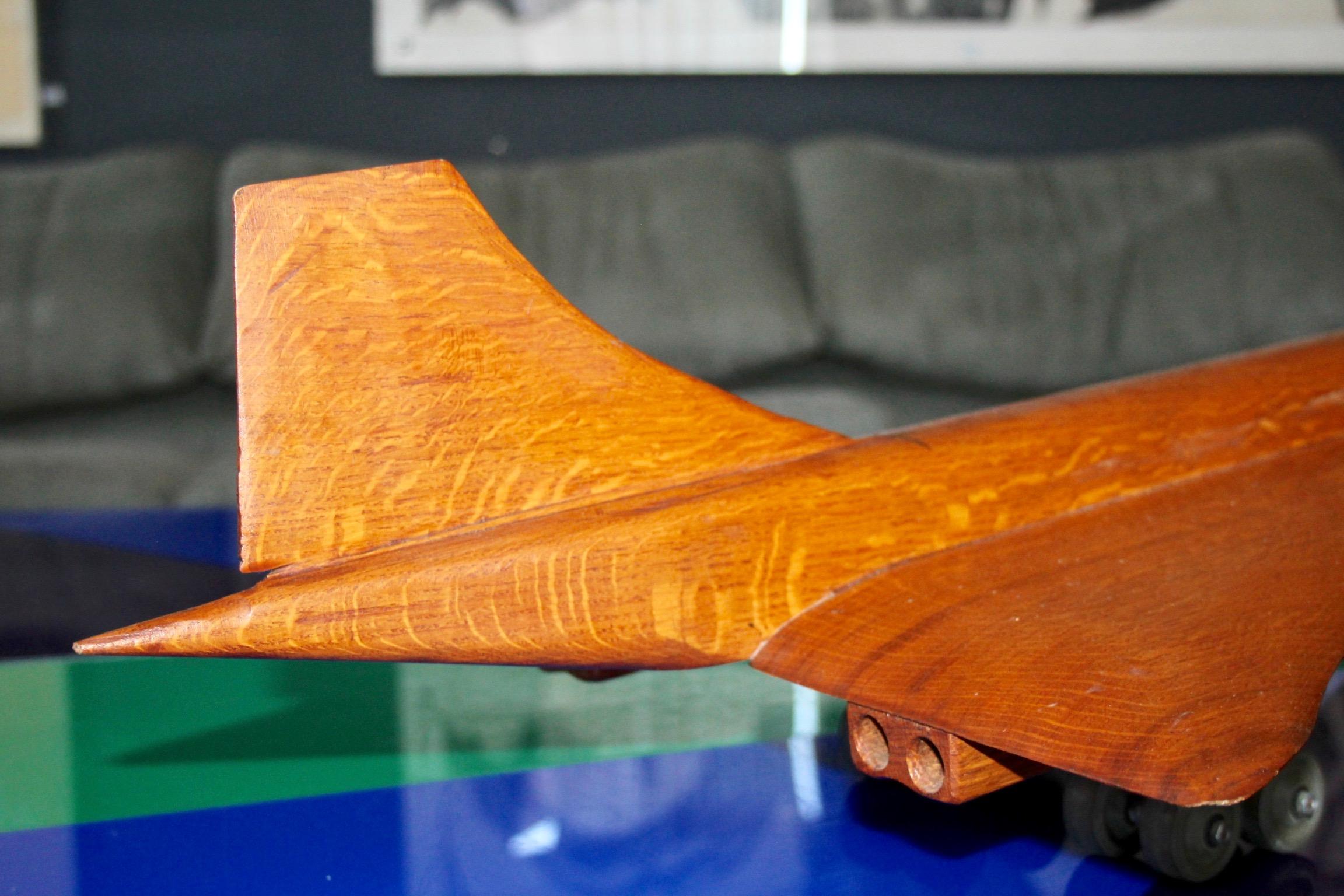 teak plane representing the Concorde For Sale 2