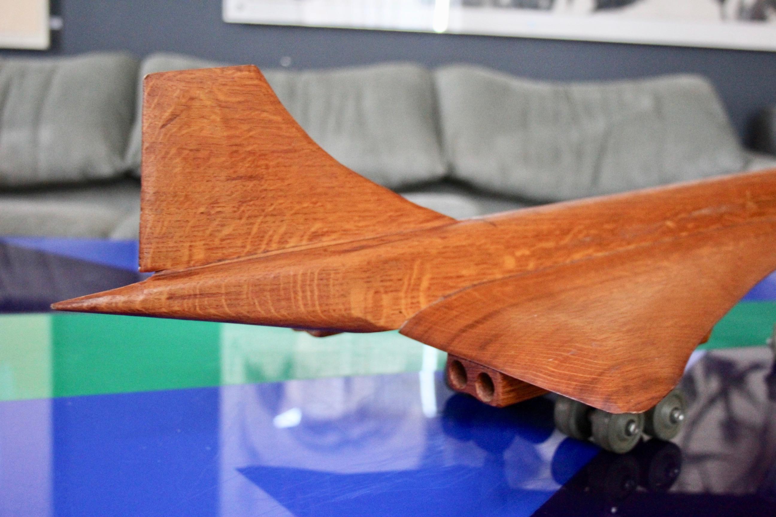teak plane representing the Concorde For Sale 3