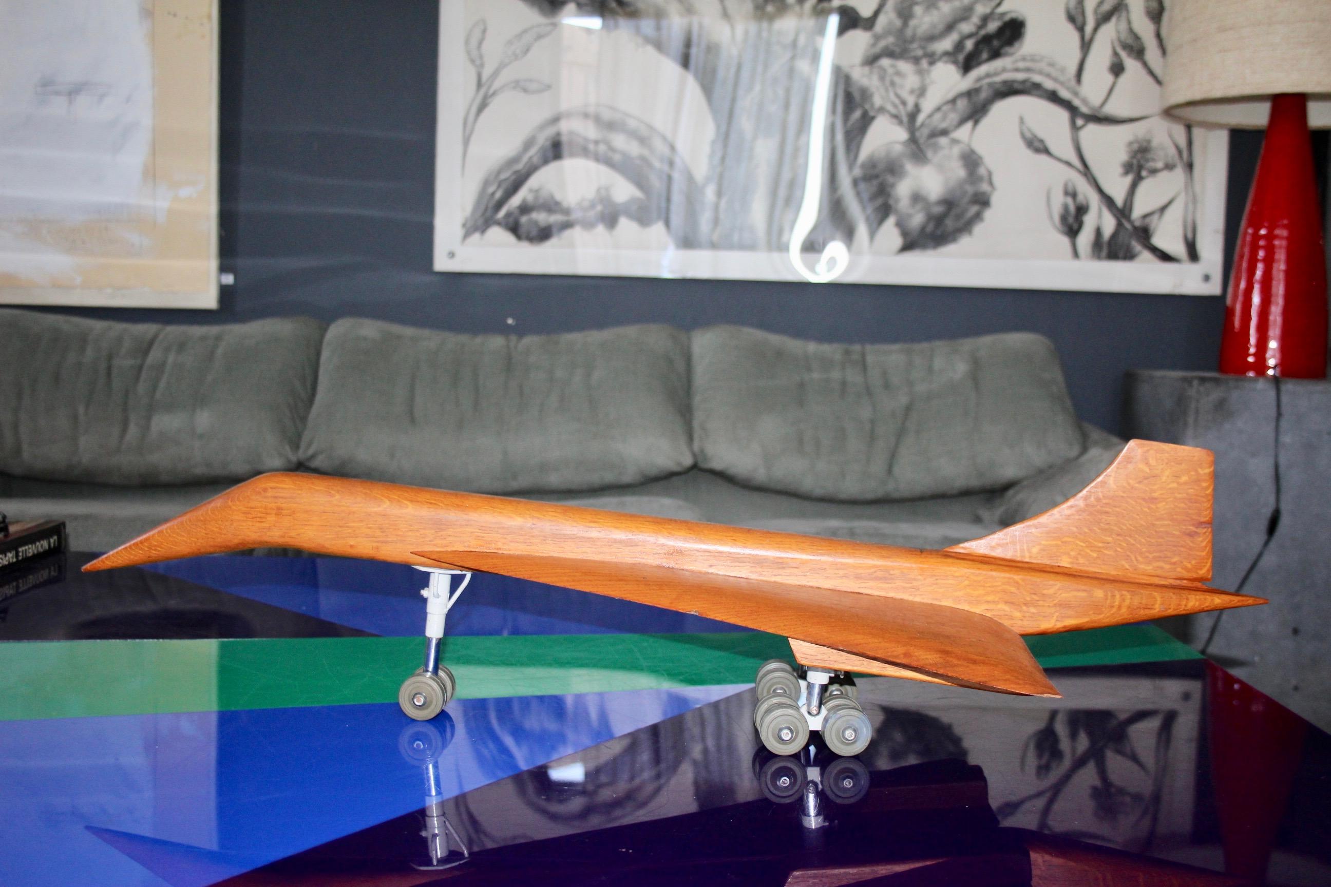 teak plane representing the Concorde For Sale 4