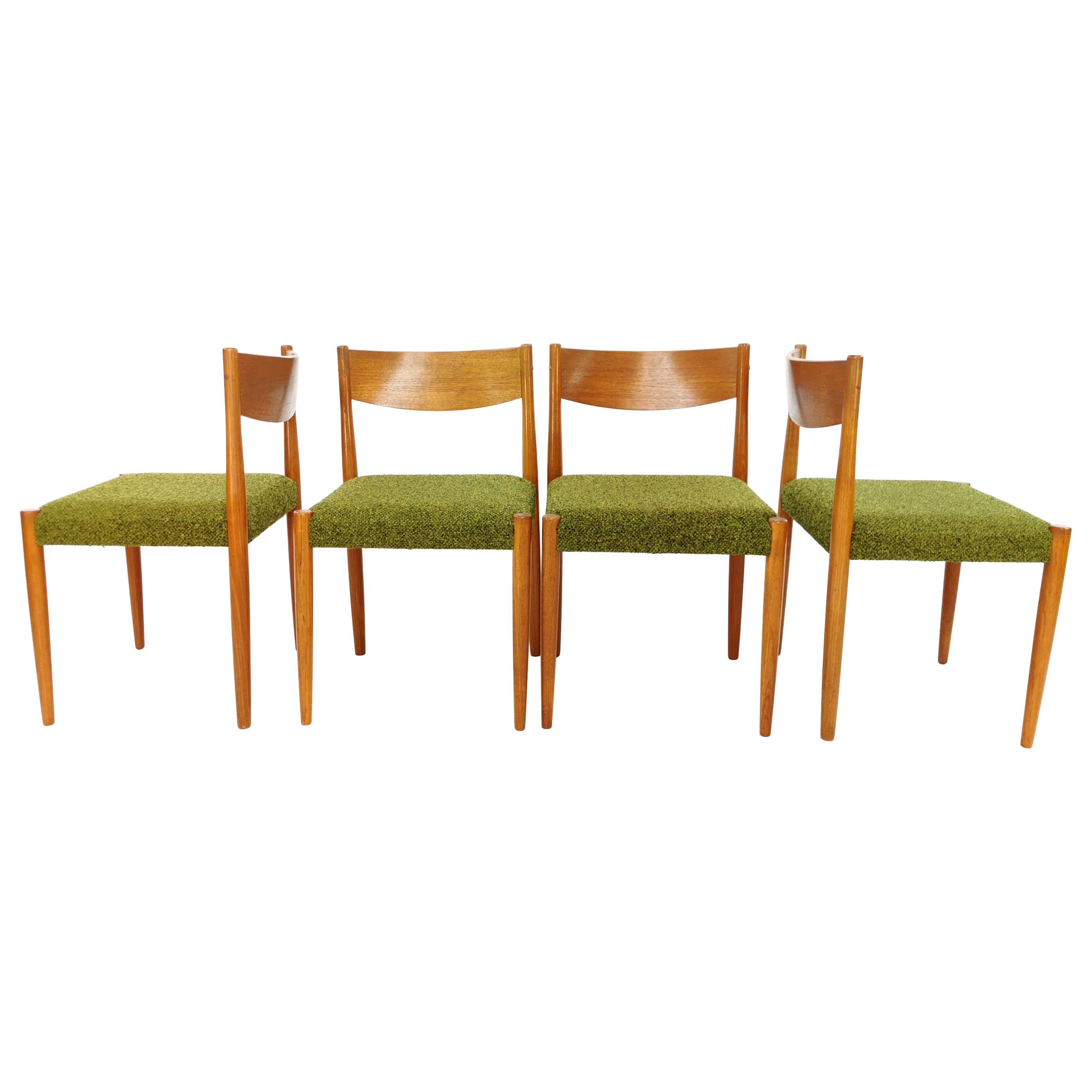 Teak Poul M Volther Danish Dining Chairs by Frem Rojle